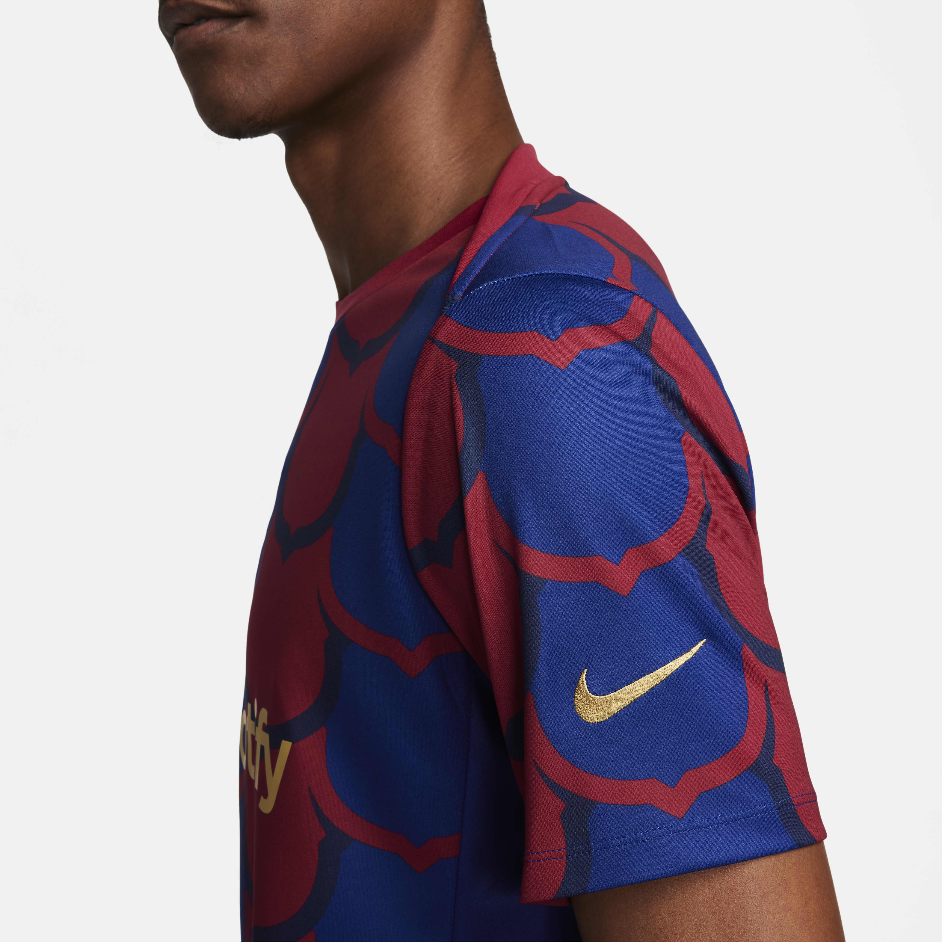 FC Barcelona Academy Pro SE Men's Nike Dri-FIT Soccer Pre-Match Top