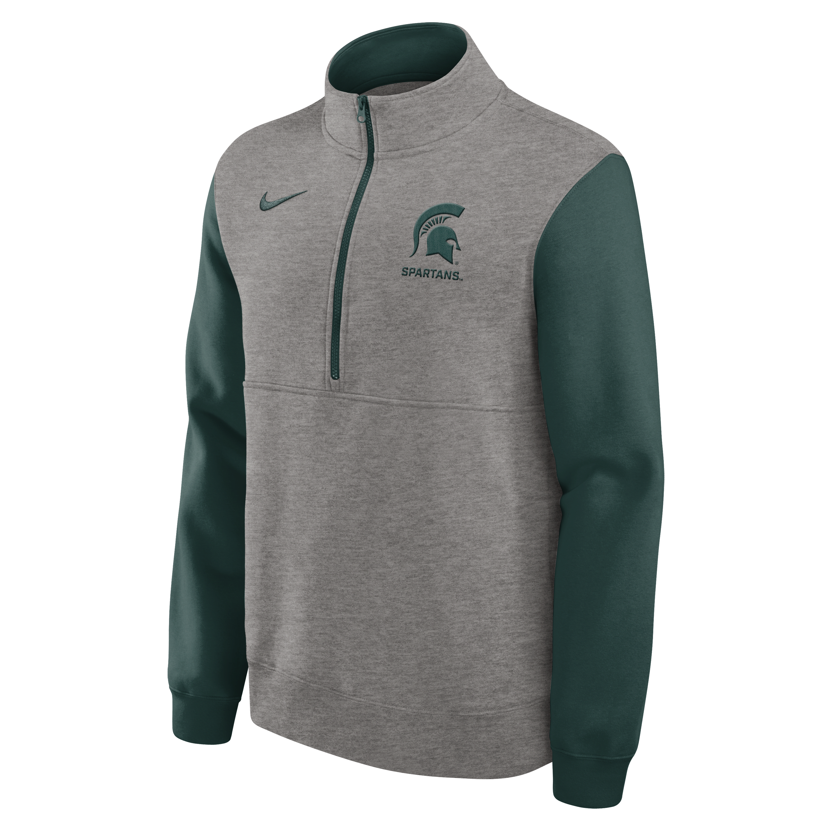 Michigan State Club Men's Nike College 1/2-Zip Crew