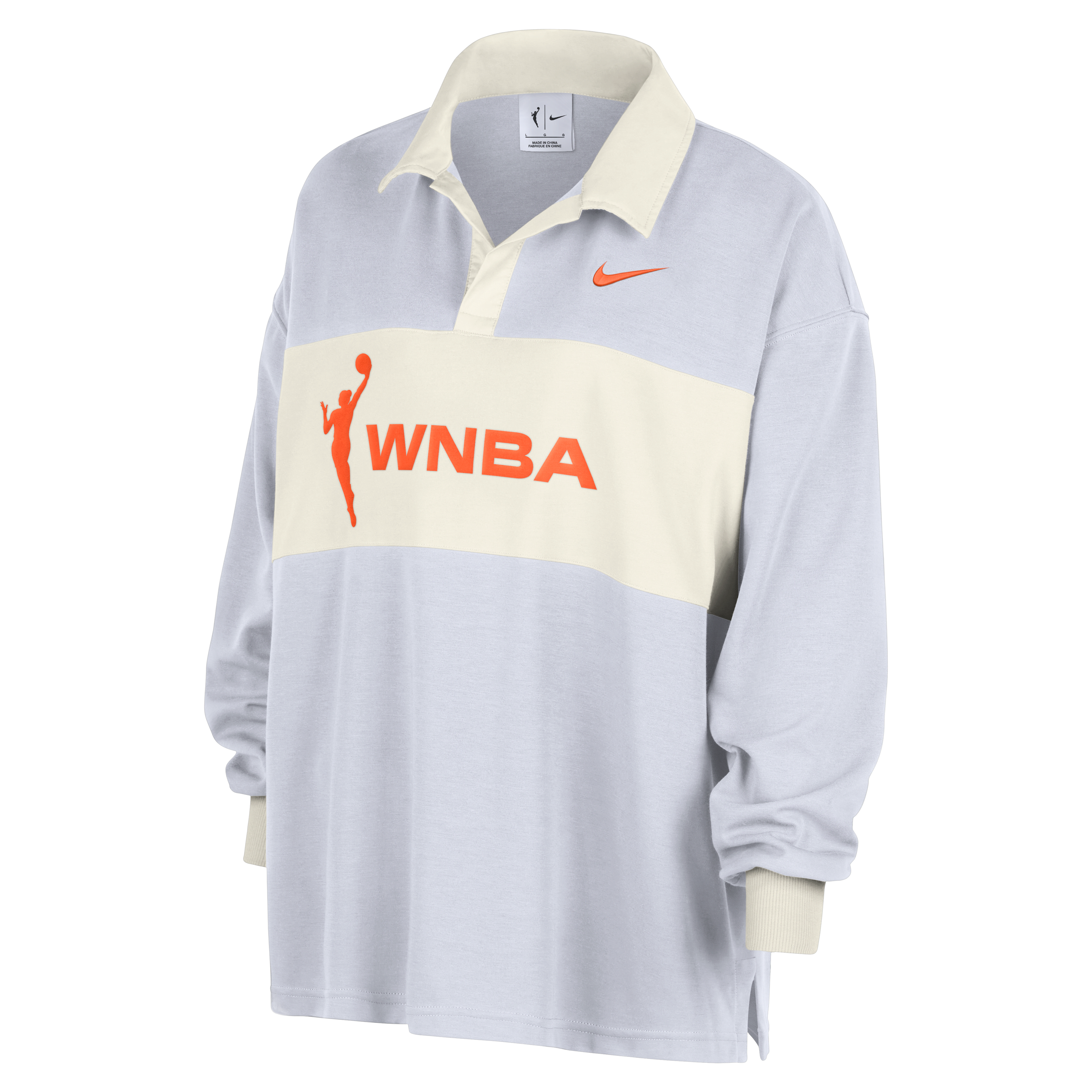 Team 13 Essential Women's Nike WNBA Oversized Long-Sleeve Polo