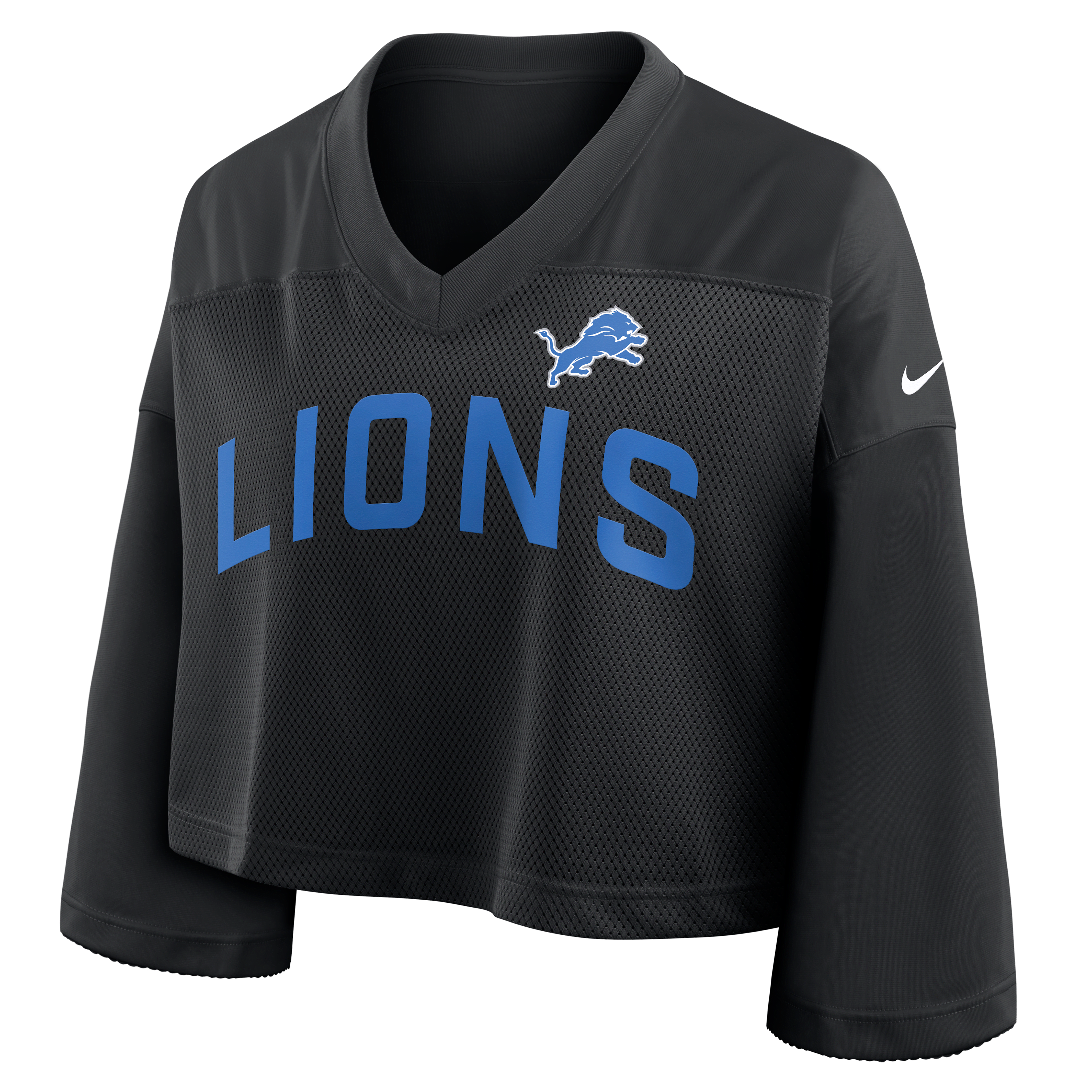 Detroit Lions Wide Receiver Jersey Fashion Women's Nike Dri-FIT NFL Cropped Top
