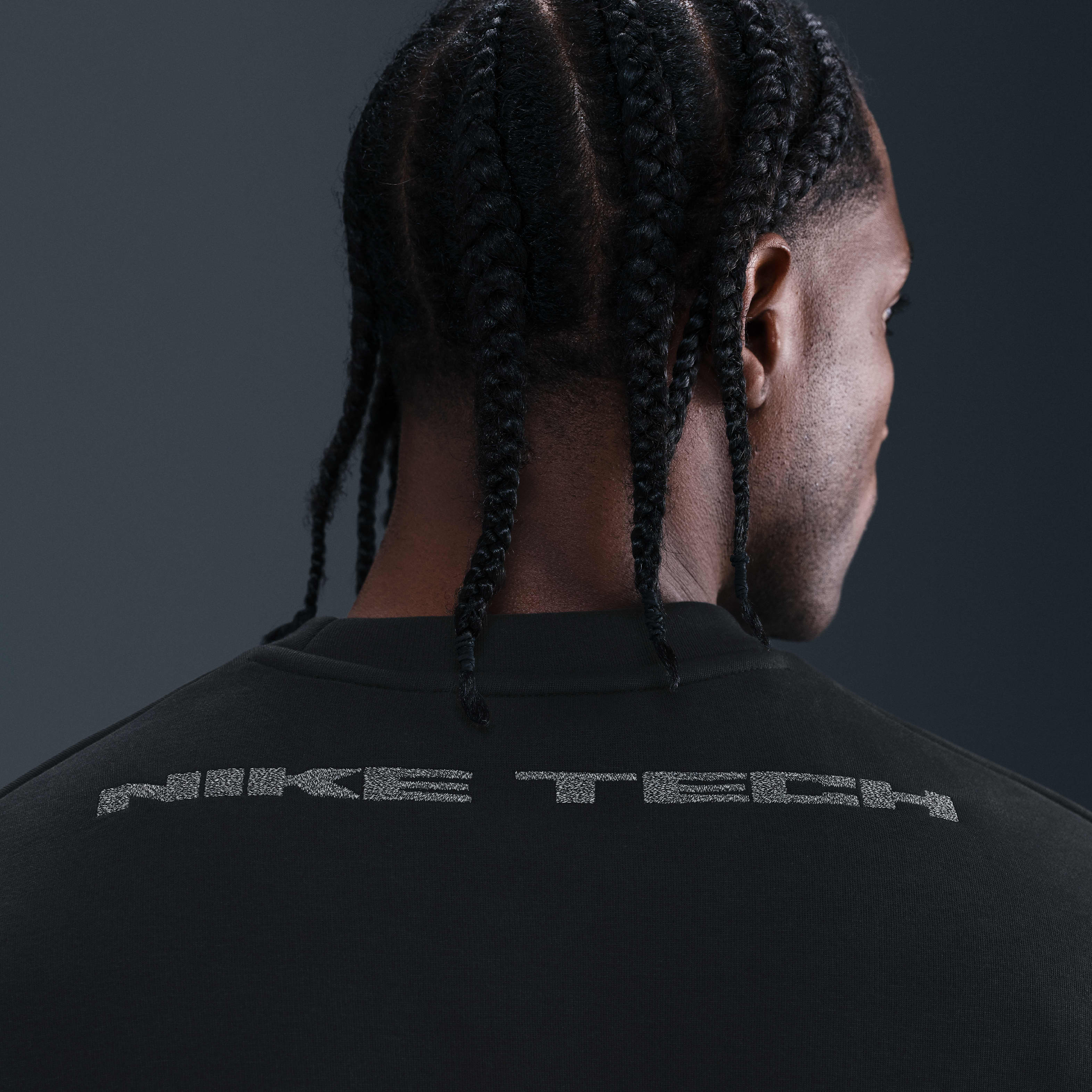 Nike Tech Men's Fleece Crew with Reflective Accents