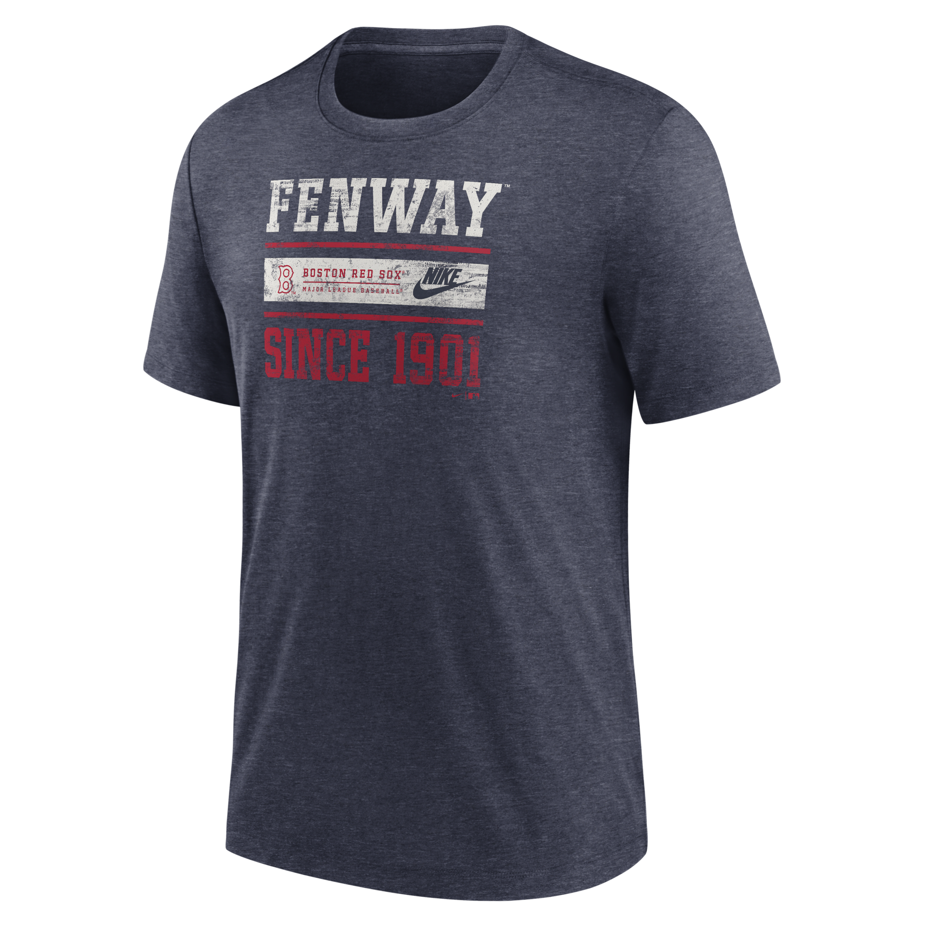 Boston Red Sox Cooperstown Local Stack Men's Nike MLB T-Shirt