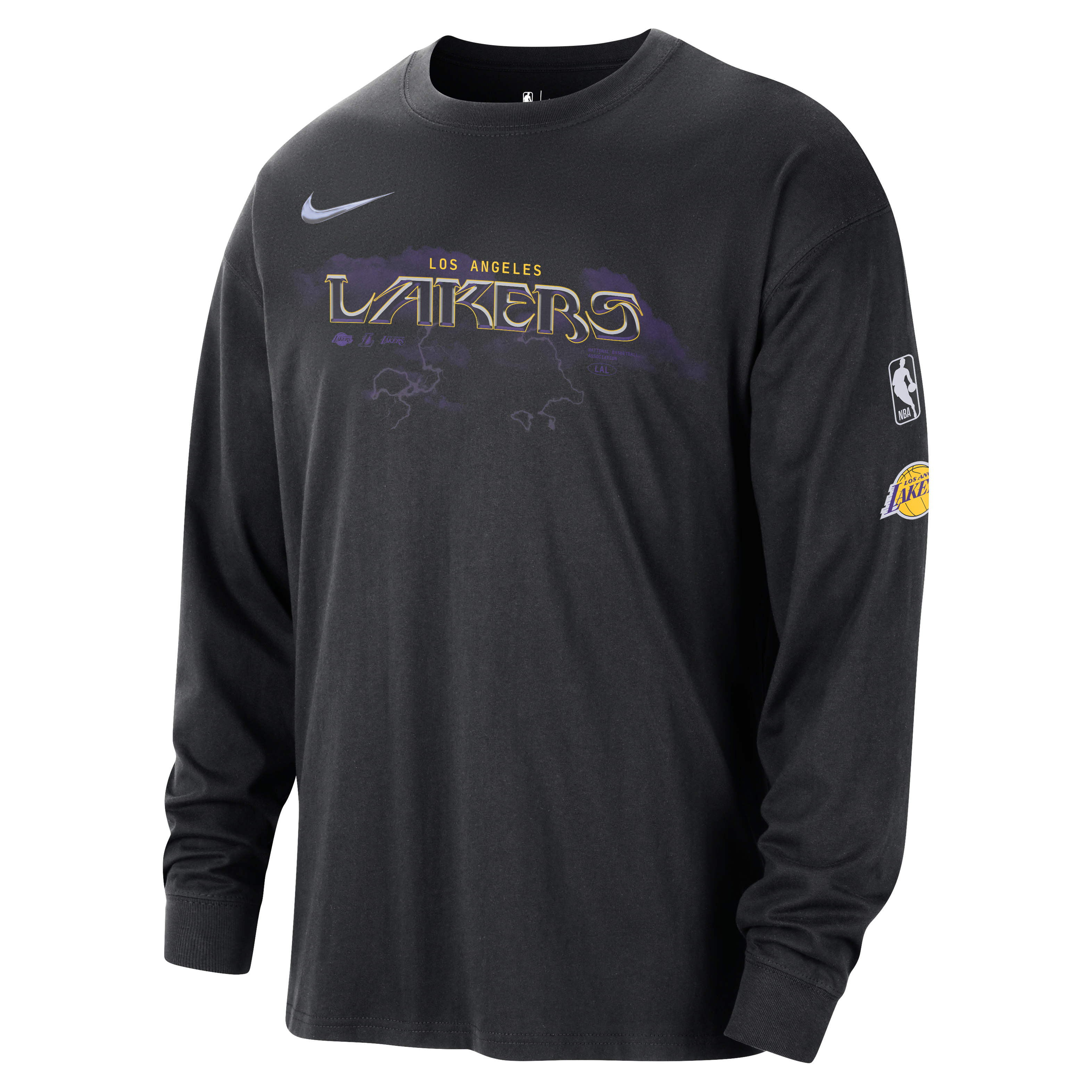 Los Angeles Lakers Essential Max90 Men's Nike NBA Long-Sleeve T-Shirt