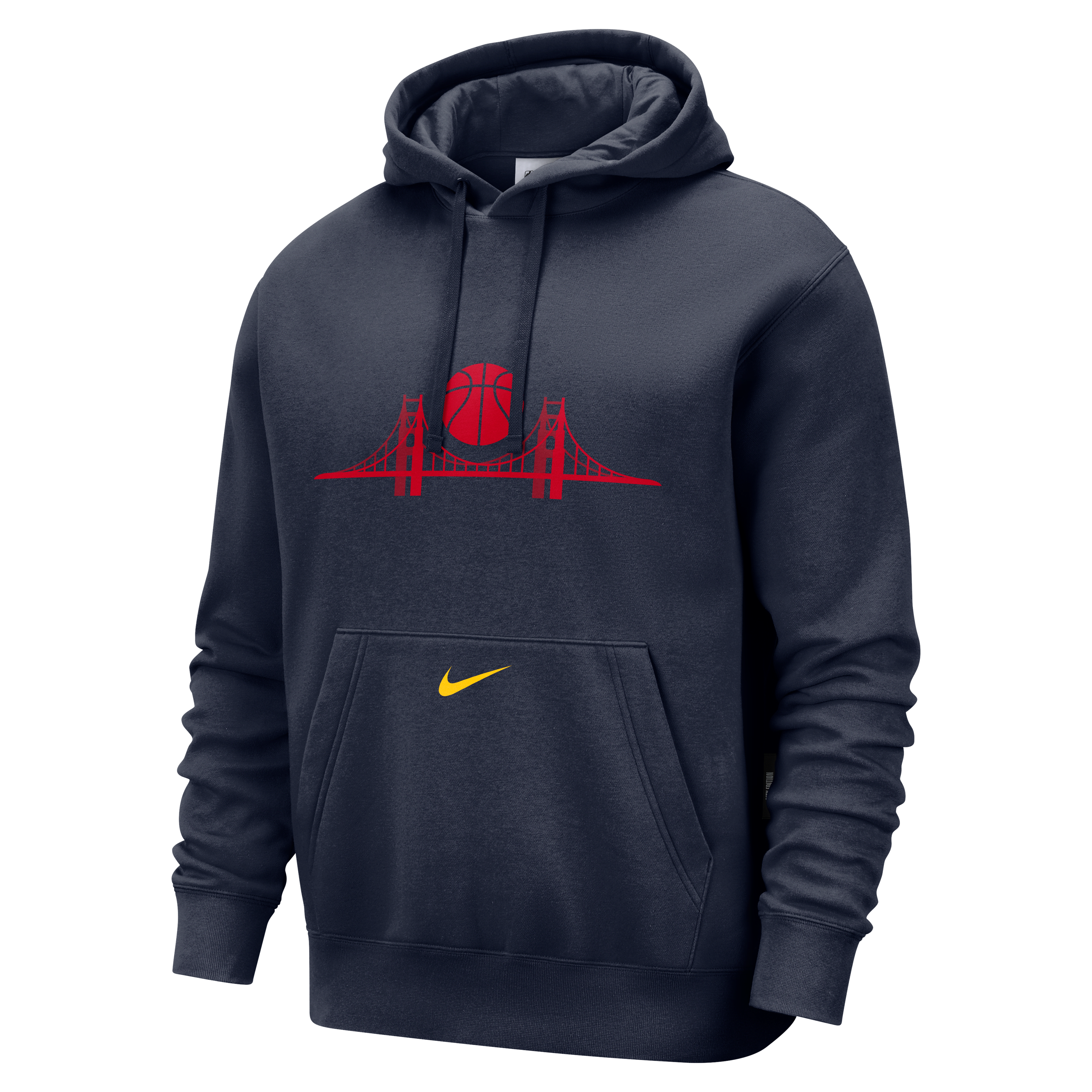 Golden State Warriors Club City Edition Men's Nike NBA Fleece Pullover Hoodie