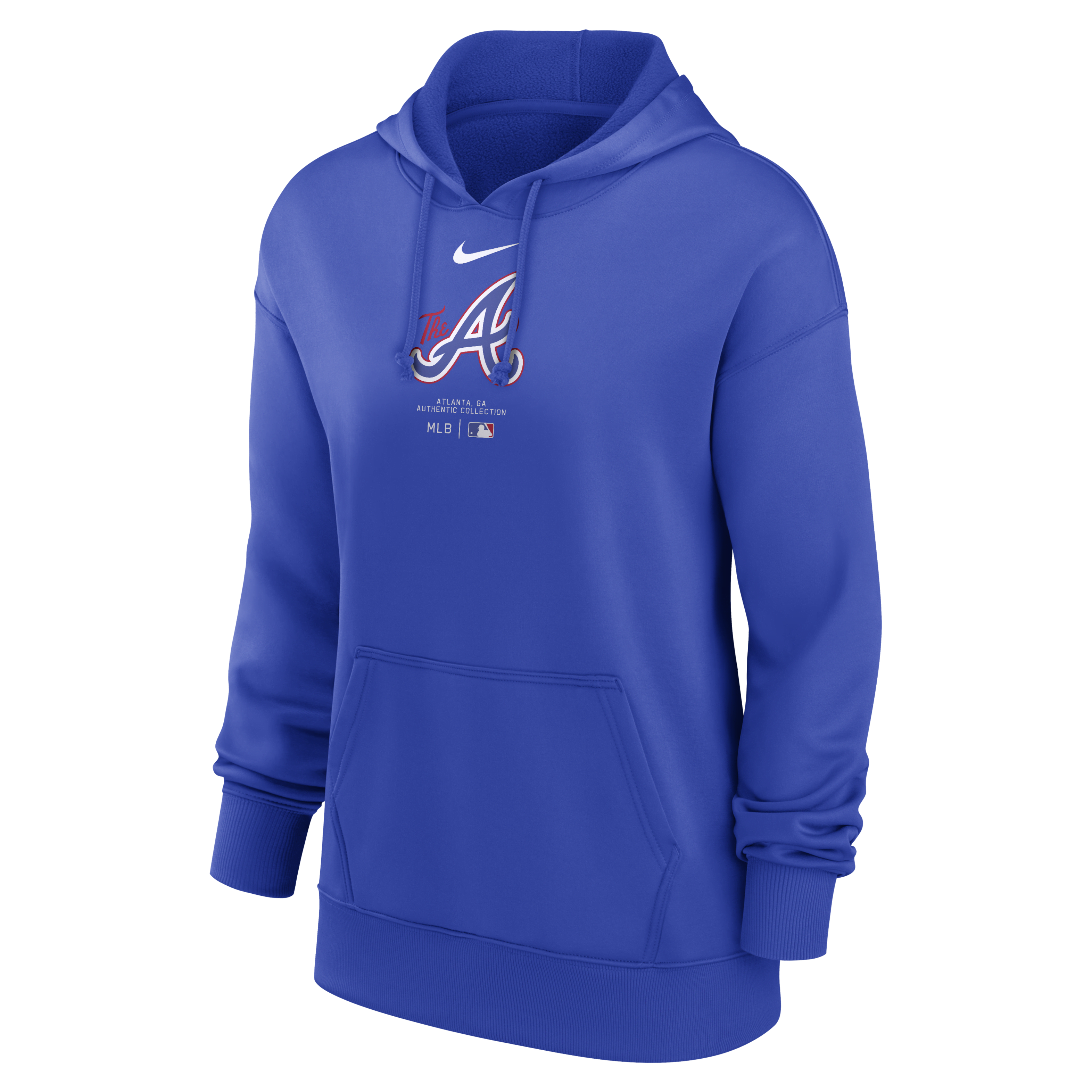 Atlanta Braves Authentic Collection City Connect Practice Women's Nike Dri-FIT MLB Pullover Hoodie