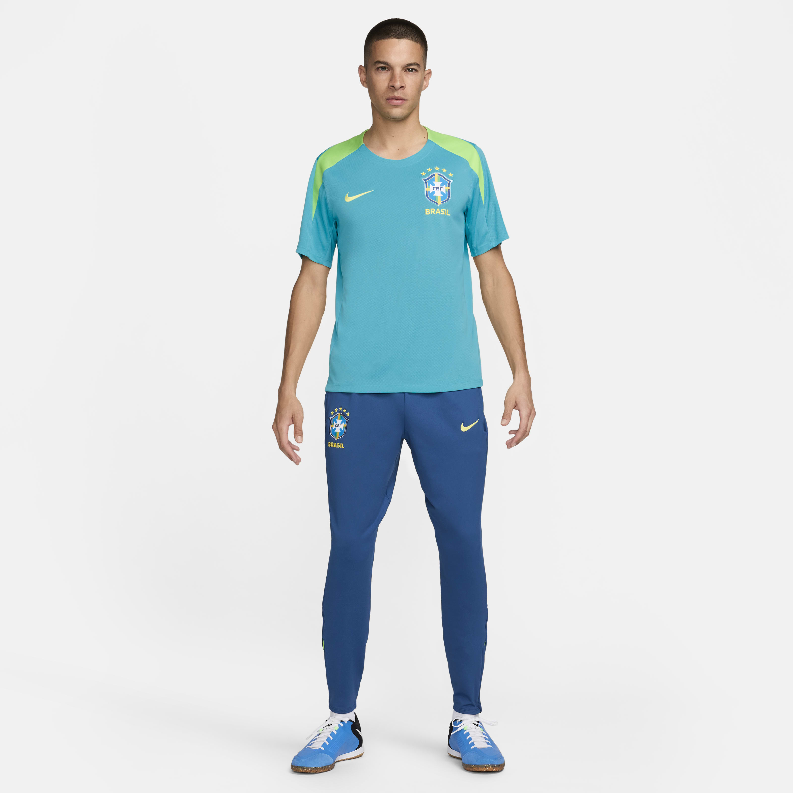 Brazil Strike Men's Nike Dri-FIT Soccer Knit Pants