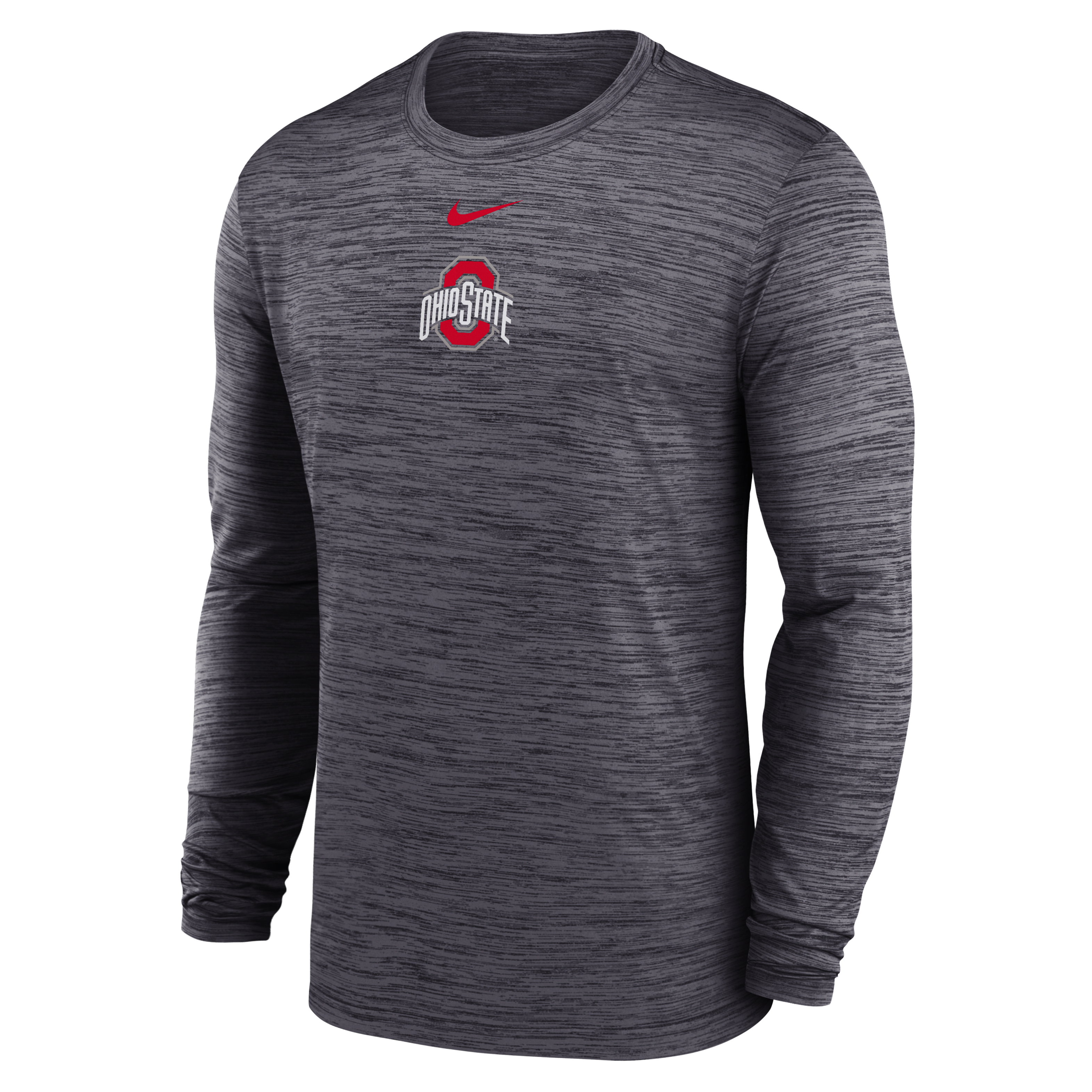 Ohio State Sideline Velocity Men's Nike Dri-FIT College Long-Sleeve T-Shirt