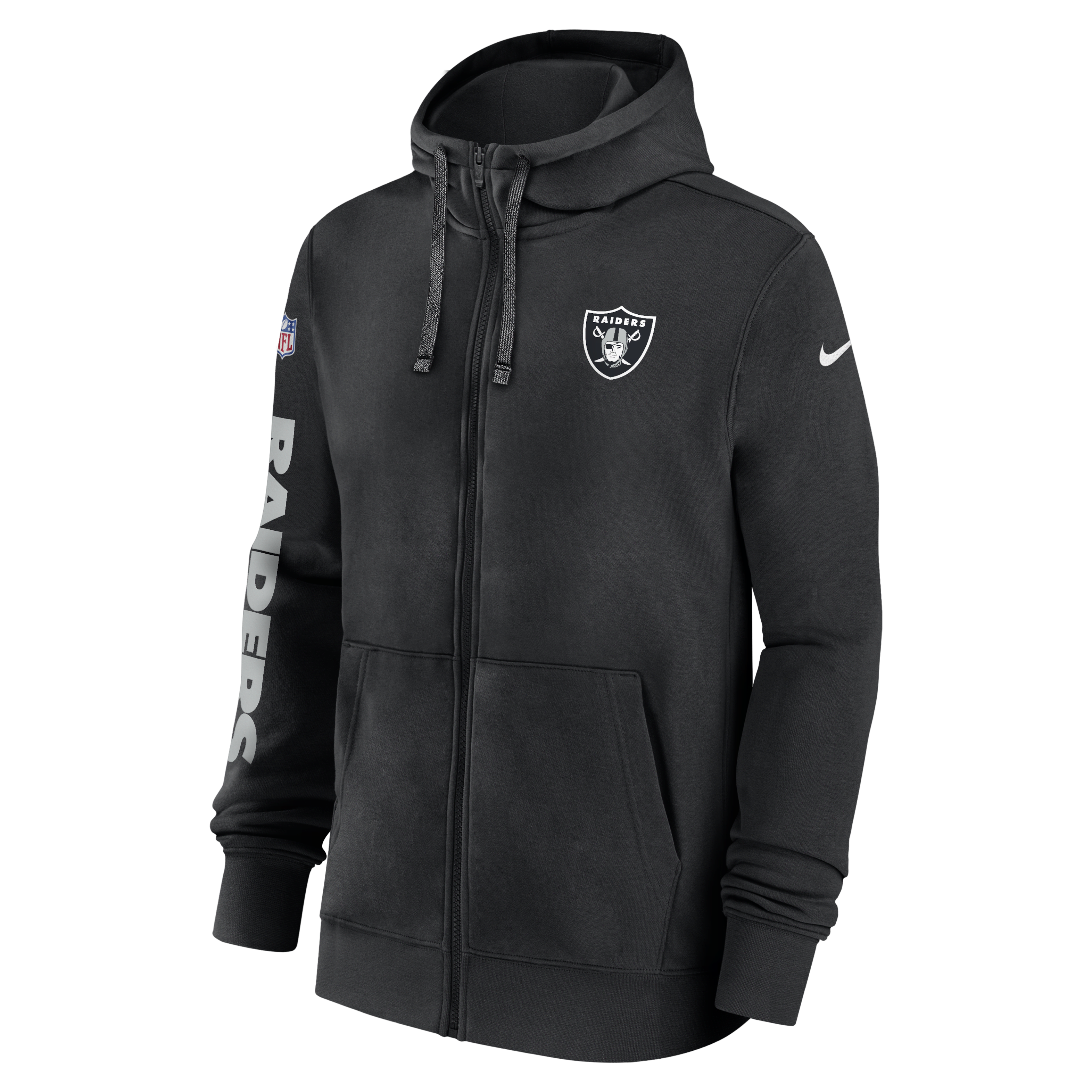 Las Vegas Raiders Sideline Team Issue Club Men's Nike Full Zip Hoodie