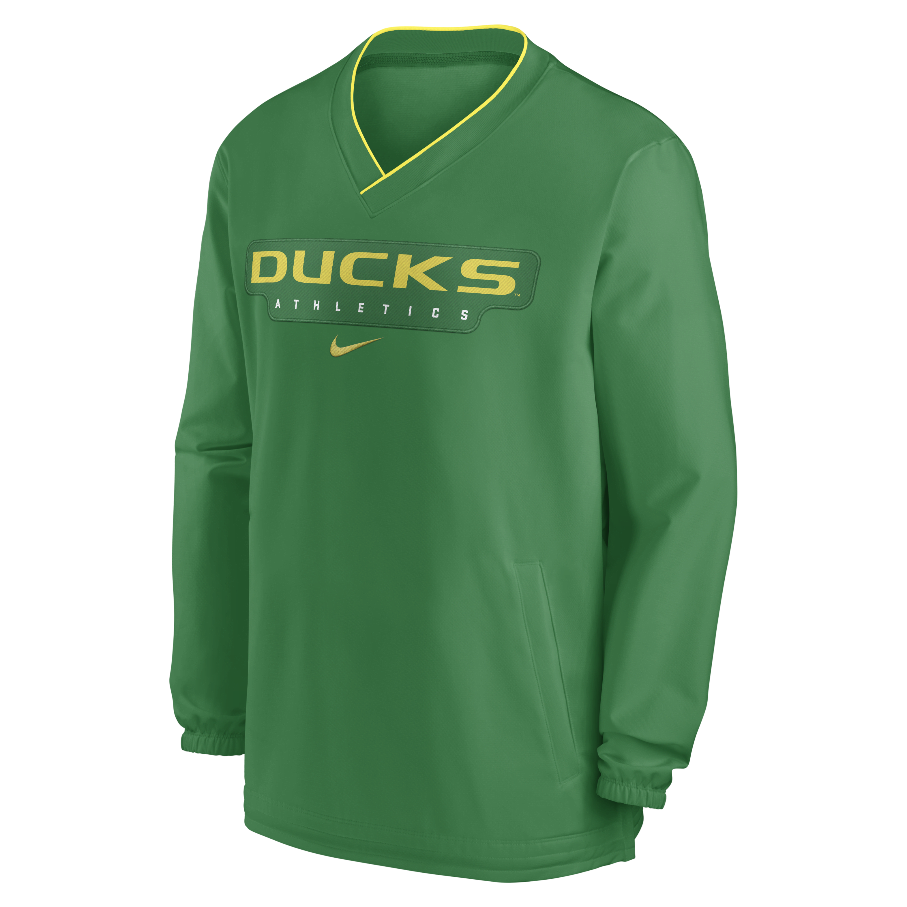 Oregon Ducks Sideline Men's Nike College Long-Sleeve Windshirt