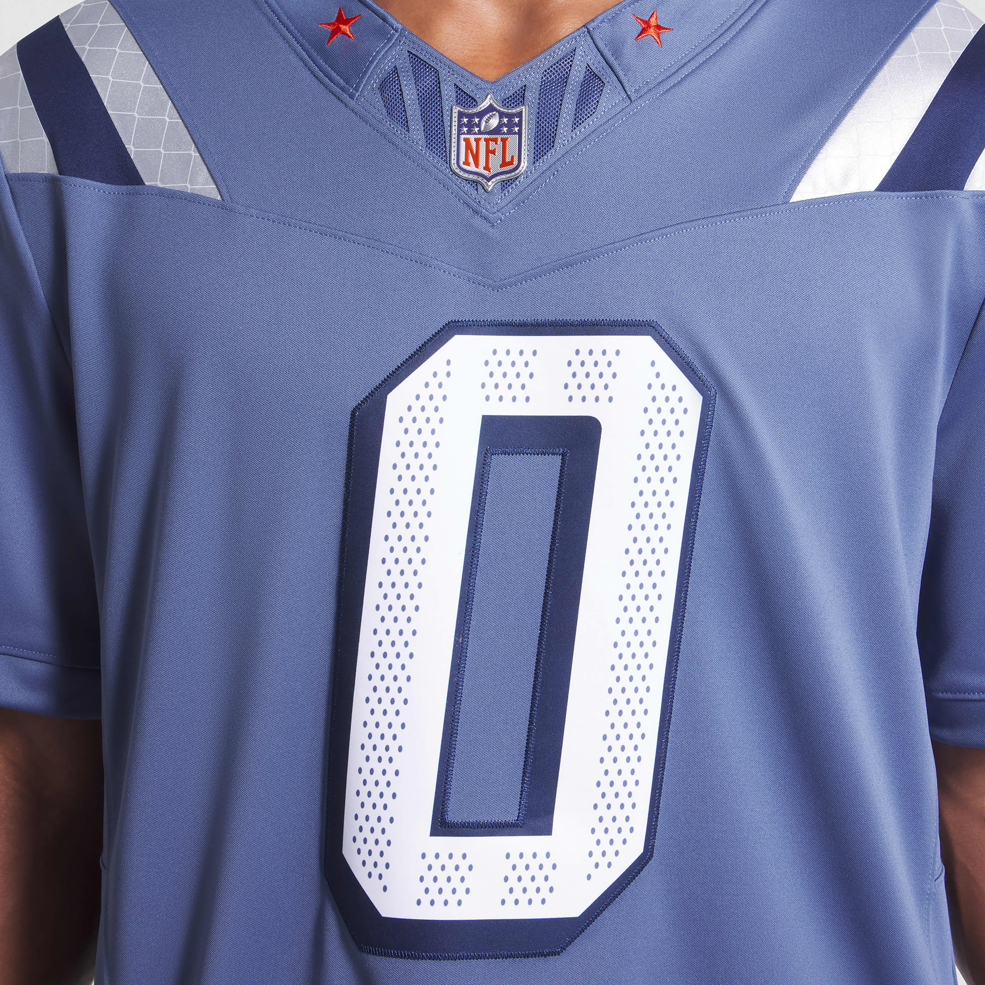 Rhamondre Stevenson New England Patriots Rivalries Collection Men's Nike Dri-FIT NFL Limited Jersey