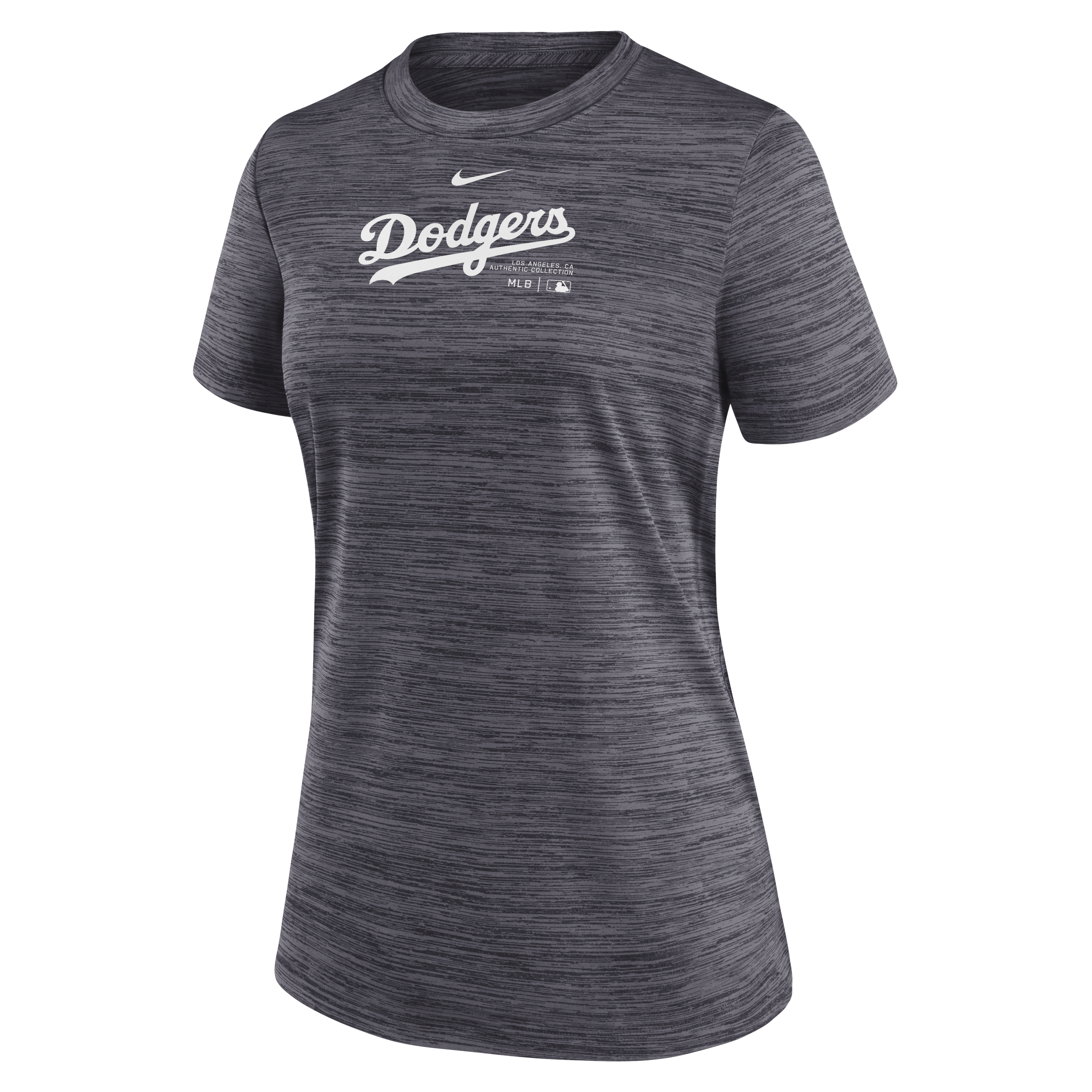 Los Angeles Dodgers Authentic Collection Practice Velocity Women's Nike Dri-FIT MLB T-Shirt