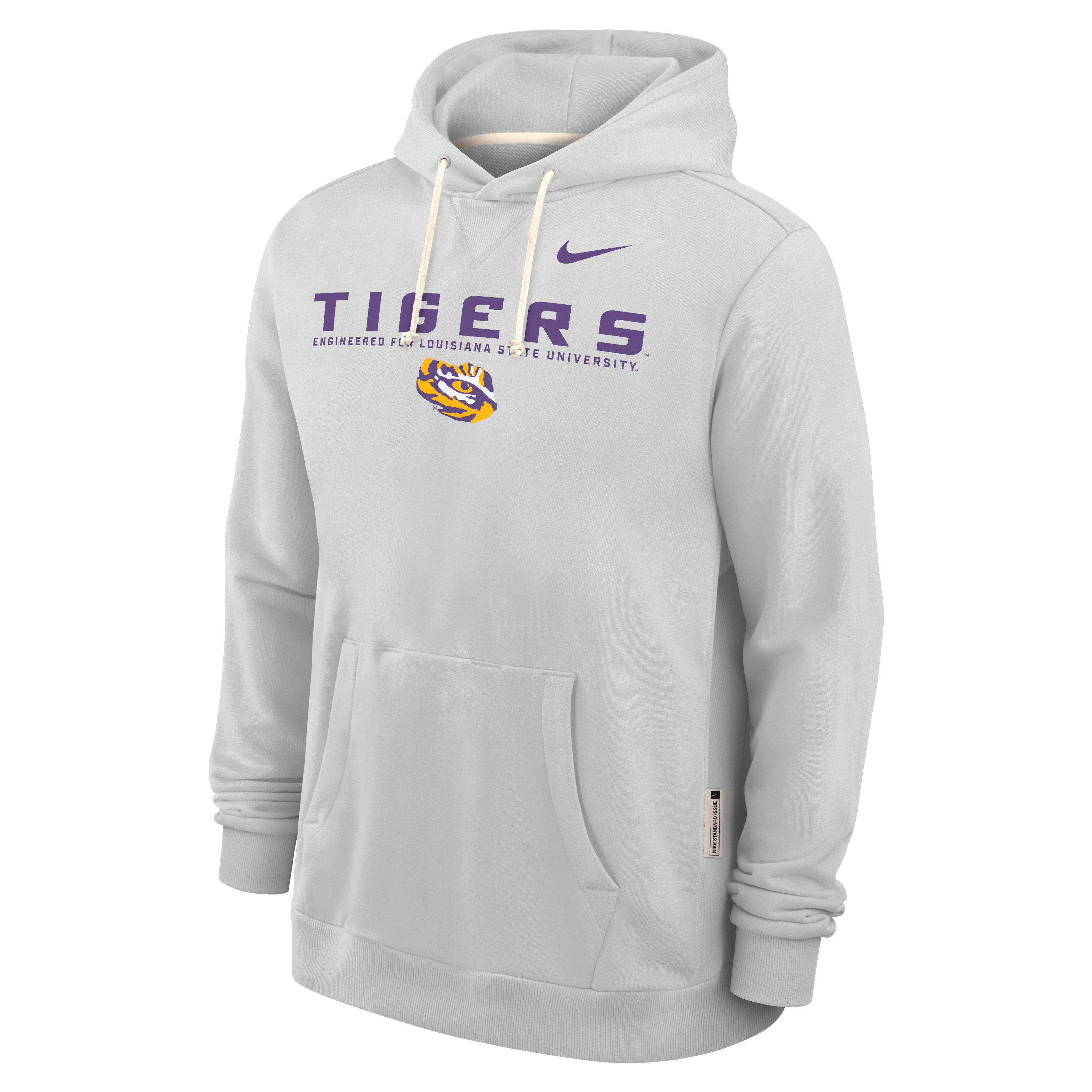 LSU Sideline Men's Nike Dri-FIT College Pullover Hoodie