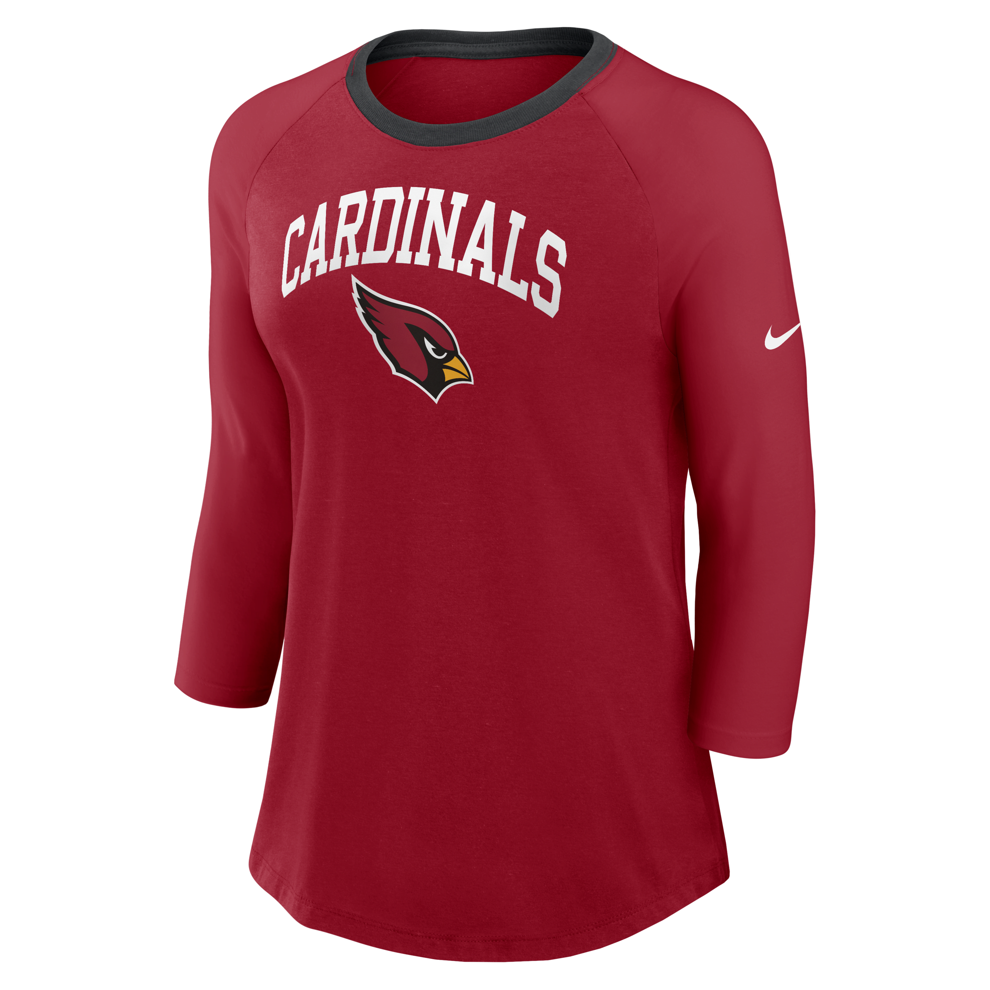 Arizona Cardinals Women's Nike NFL 3/4-Sleeve T-Shirt