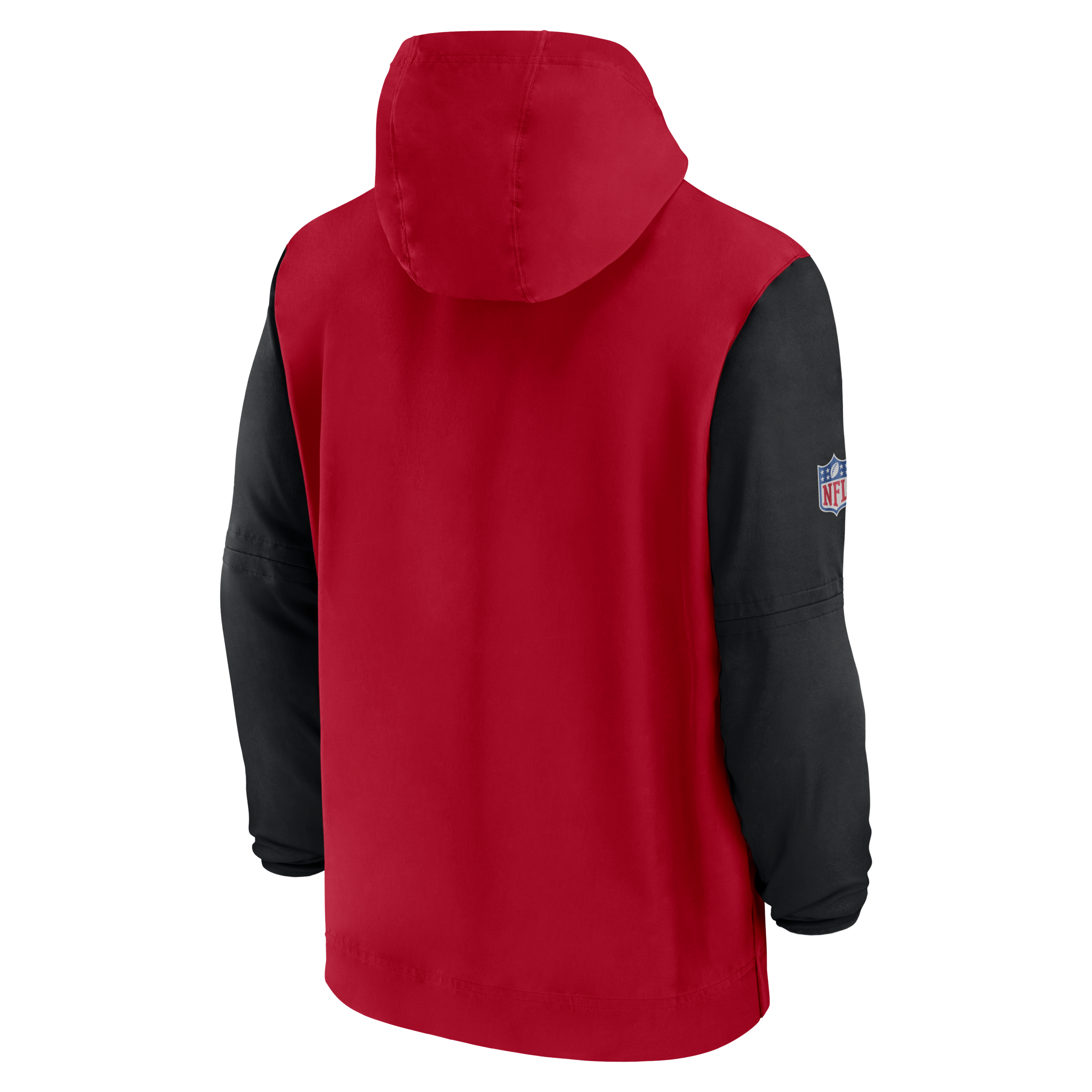 San Francisco 49ers Sideline Pre-Game Player Men's Nike NFL 1/2-Zip Hooded Jacket