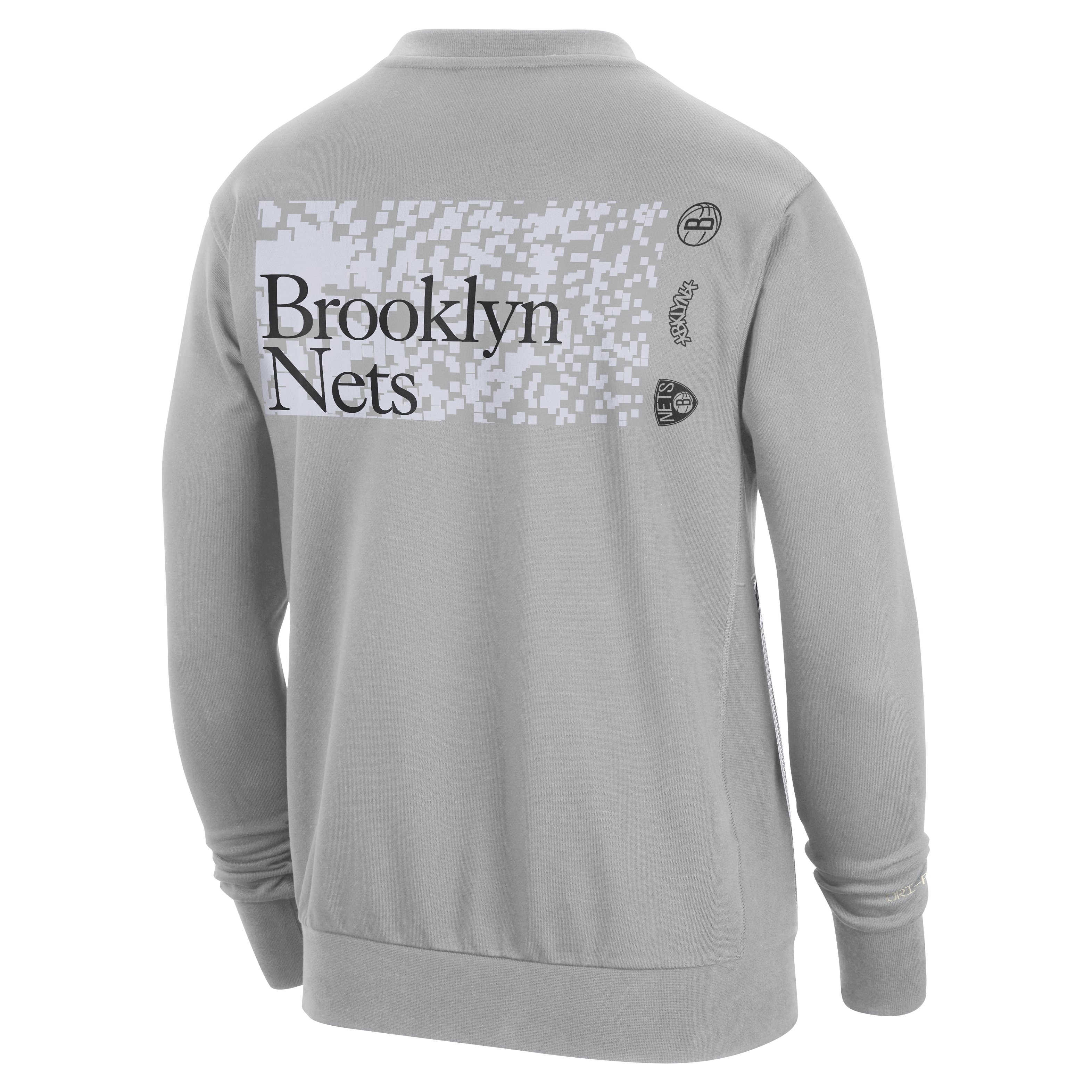 Brooklyn Nets Standard Issue Men's Nike Dri-FIT NBA Crew-Neck Sweatshirt