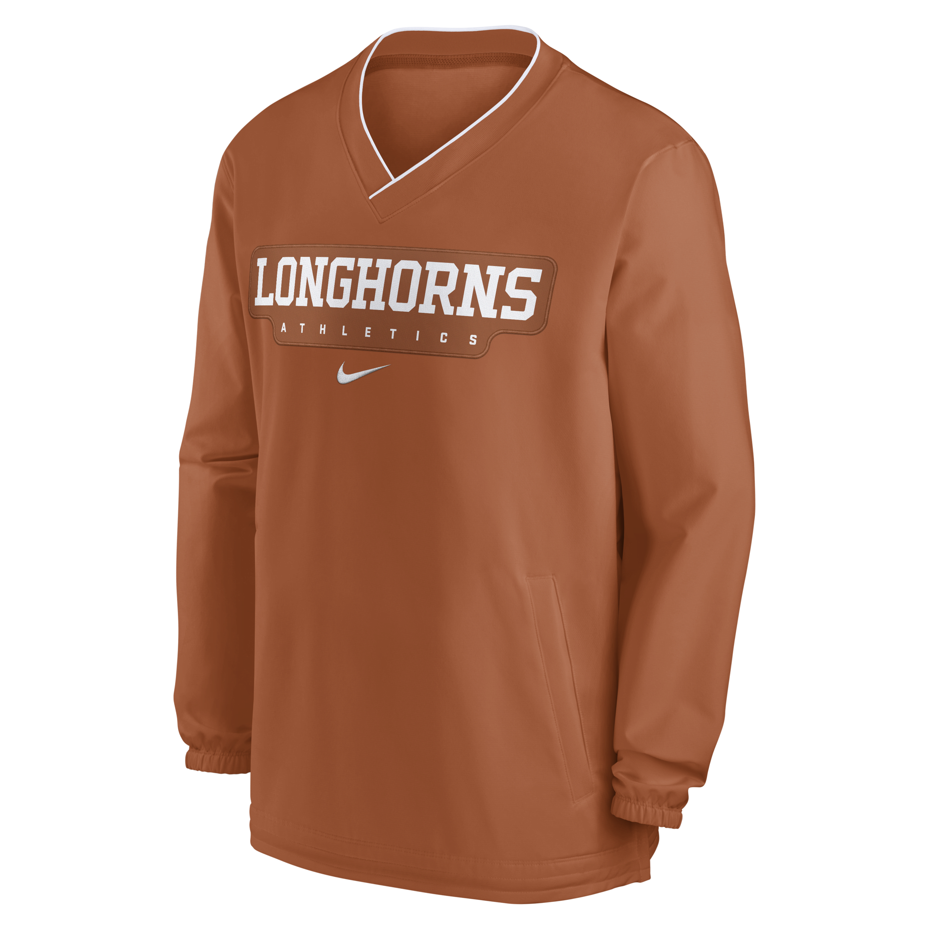 Texas Longhorns Sideline Men's Nike College Long-Sleeve Windshirt