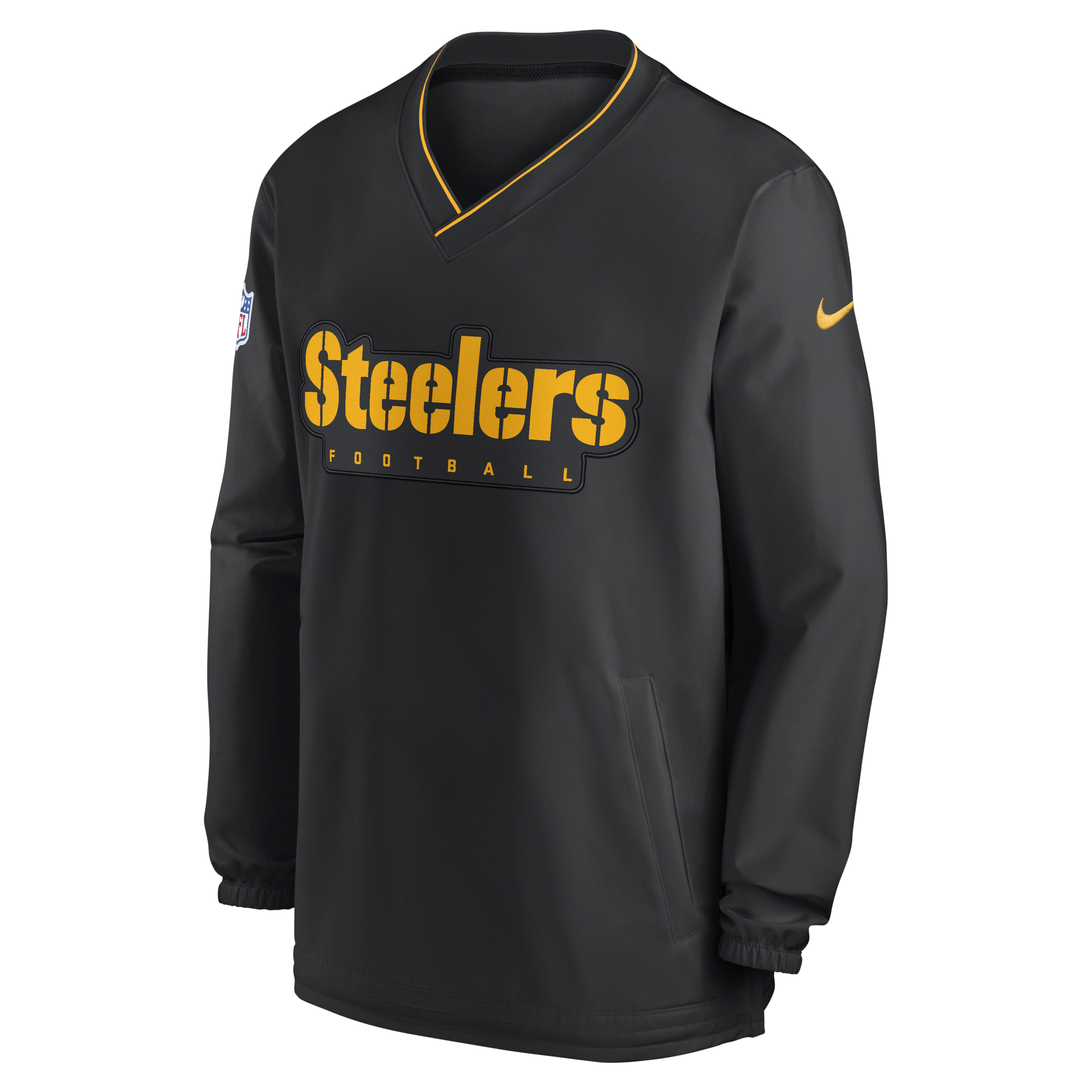 Pittsburgh Steelers Sideline Men's Nike NFL Long-Sleeve Windshirt