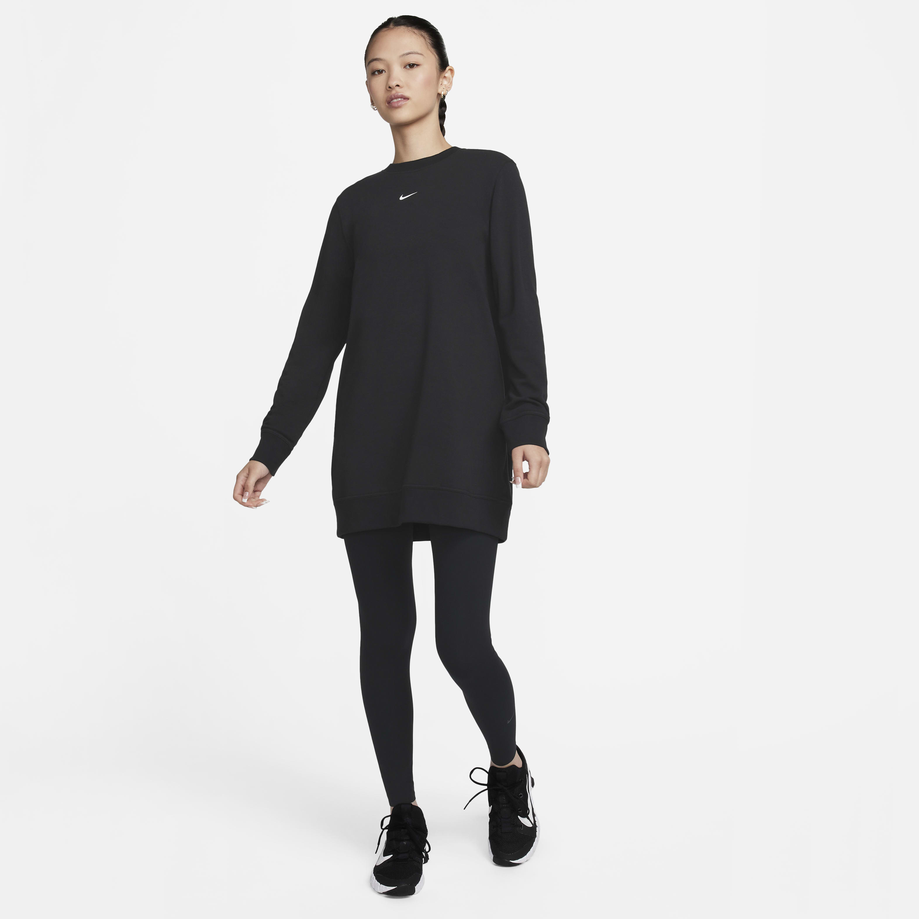 Nike Dri-FIT One Women's Crew-Neck French Terry Tunic