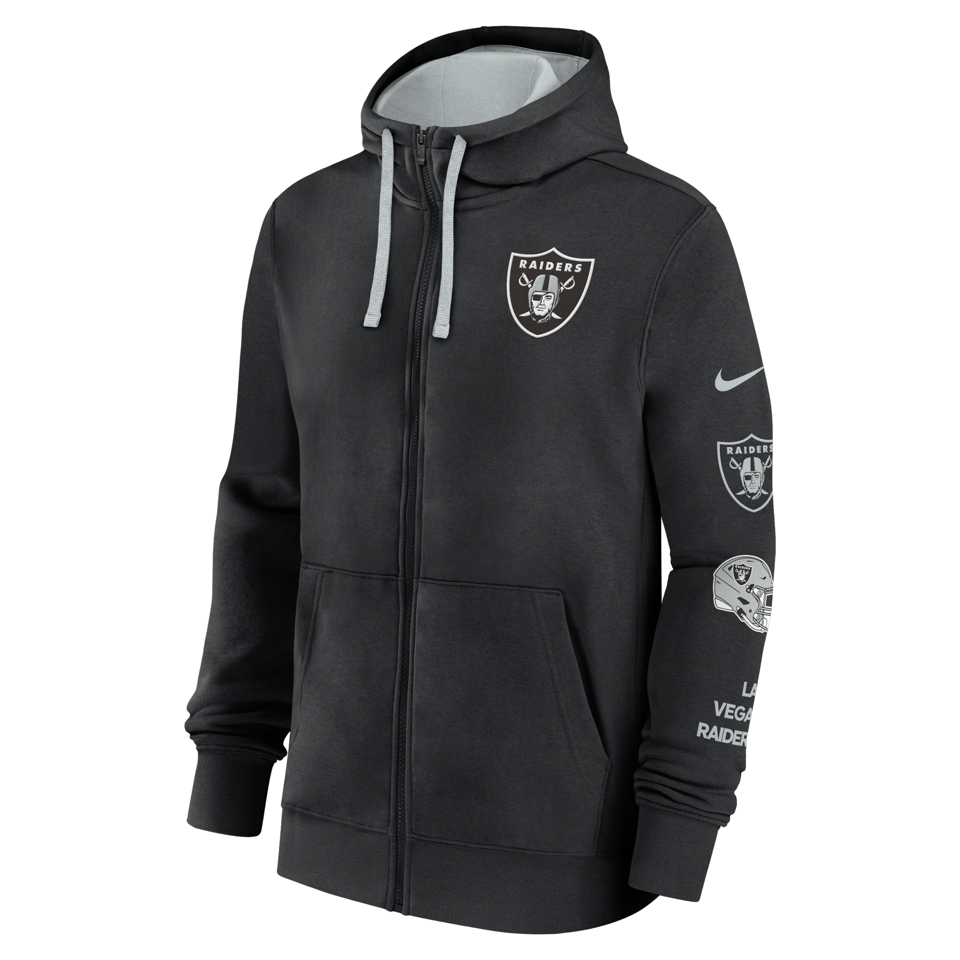 Las Vegas Raiders Club Men's Nike NFL Full-Zip Hoodie