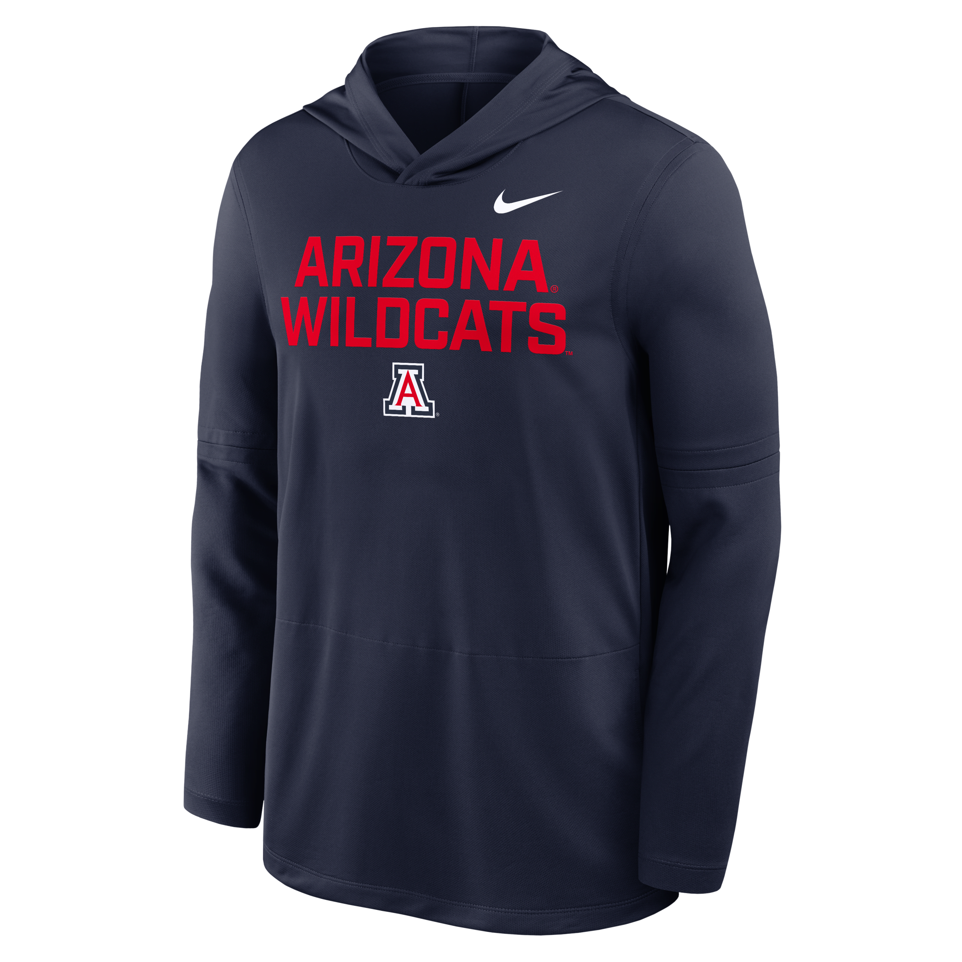 Arizona Sideline Men's Nike Dri-FIT College Long-Sleeve Hooded Top