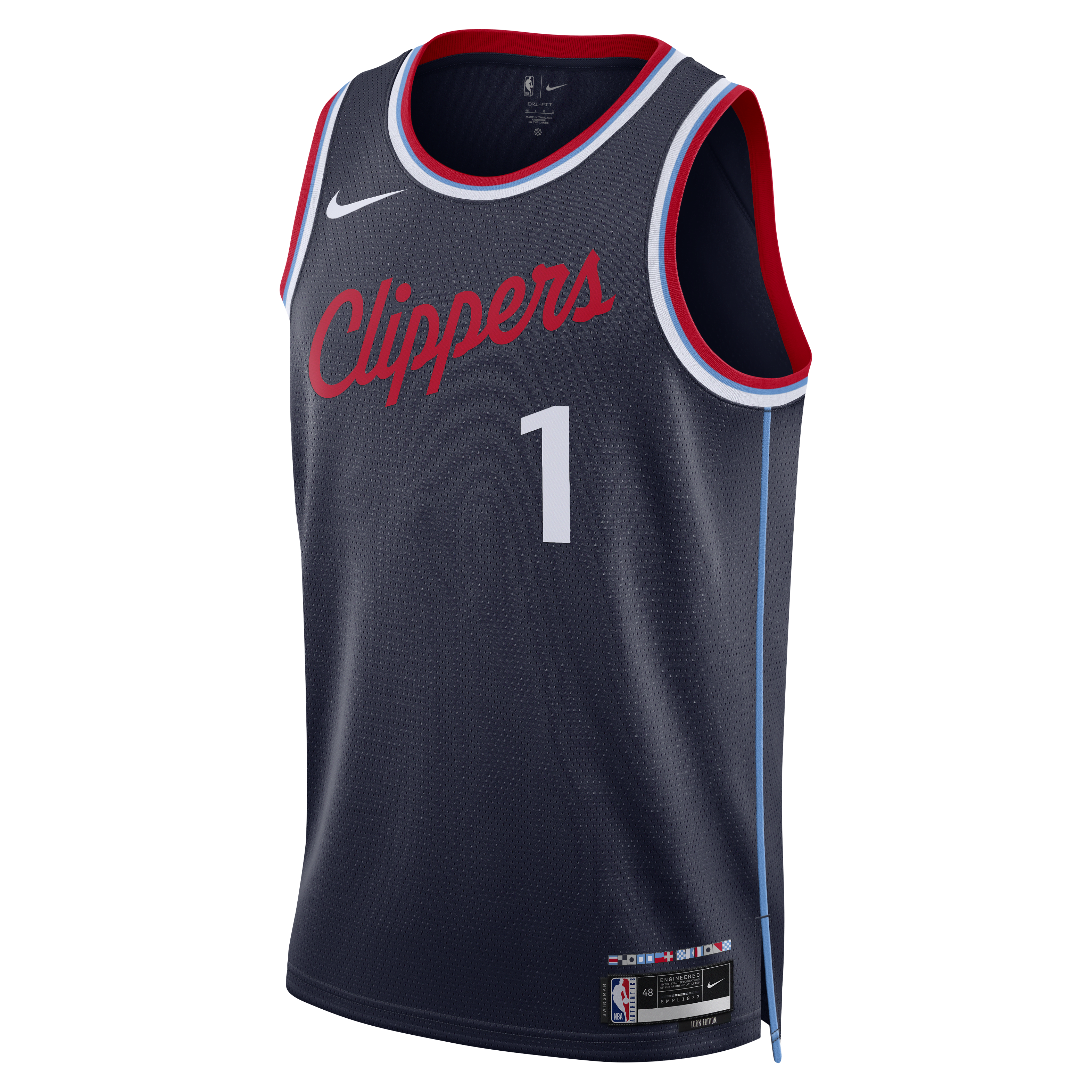Kawhi Leonard LA Clippers 2024/25 Swingman Icon Edition Men's Nike Dri-FIT NBA Jersey