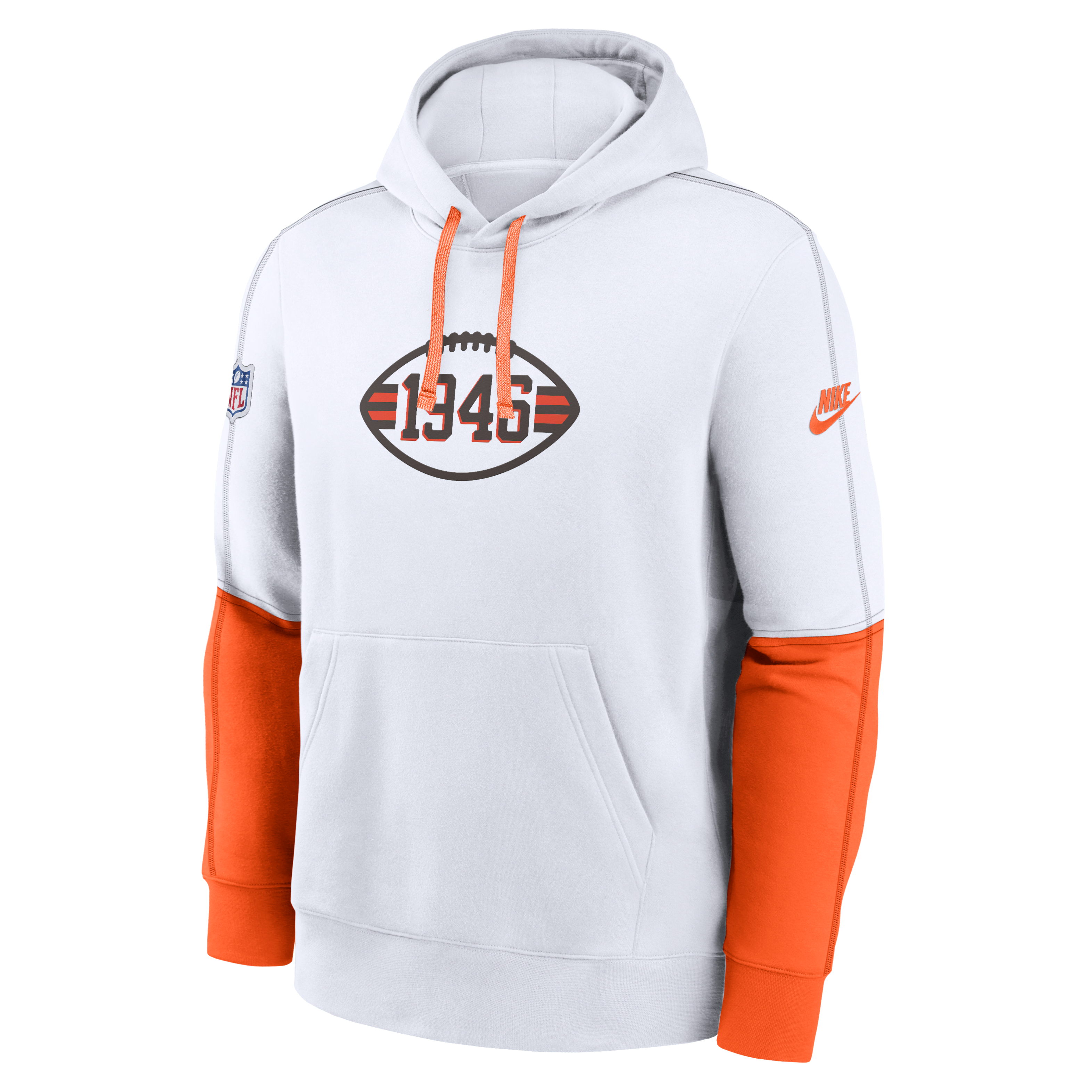 Cleveland Browns Logo Team Issue Club Men's Nike NFL Pullover Hoodie