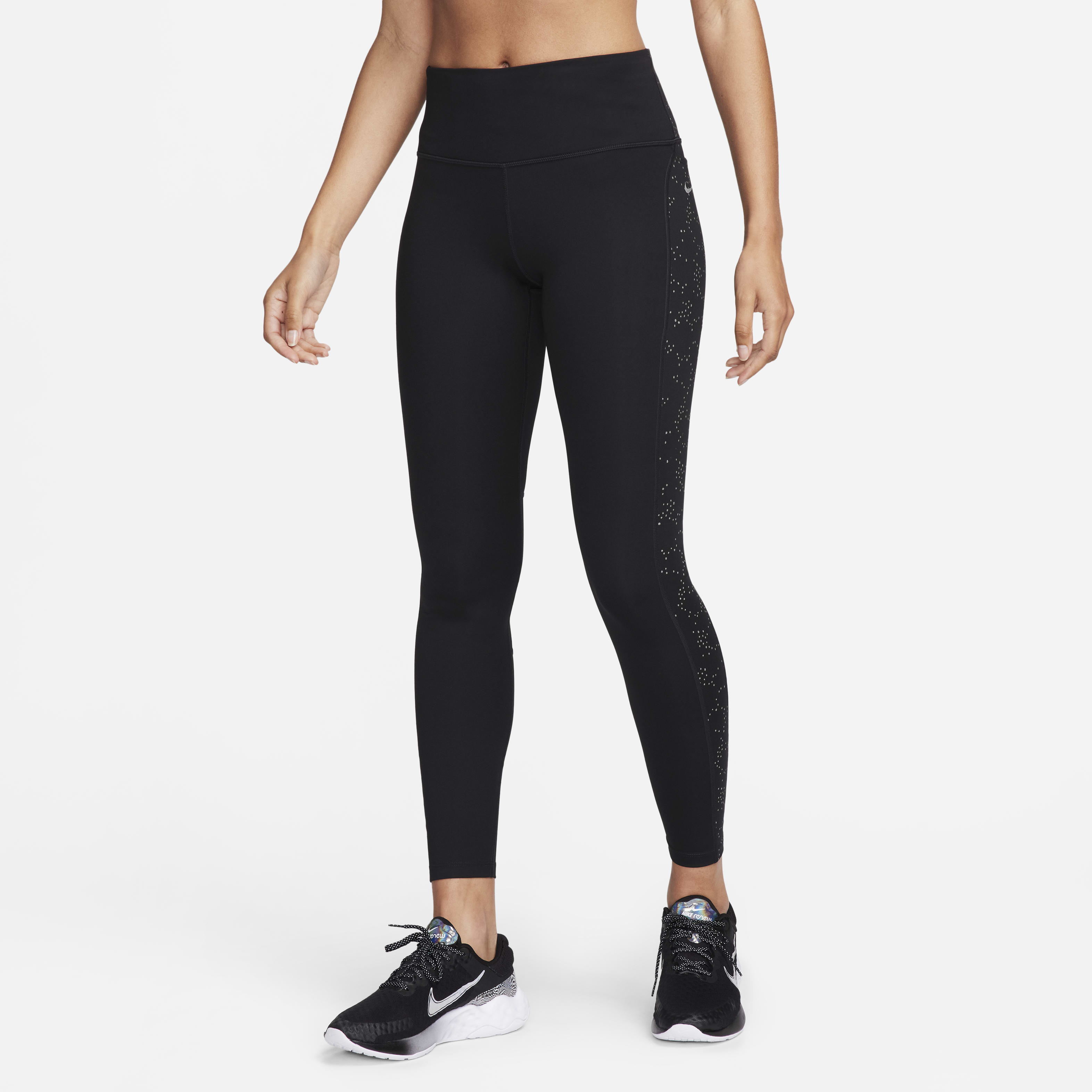 Nike Fast Women's Mid-Rise 7/8 Printed Leggings with Pockets