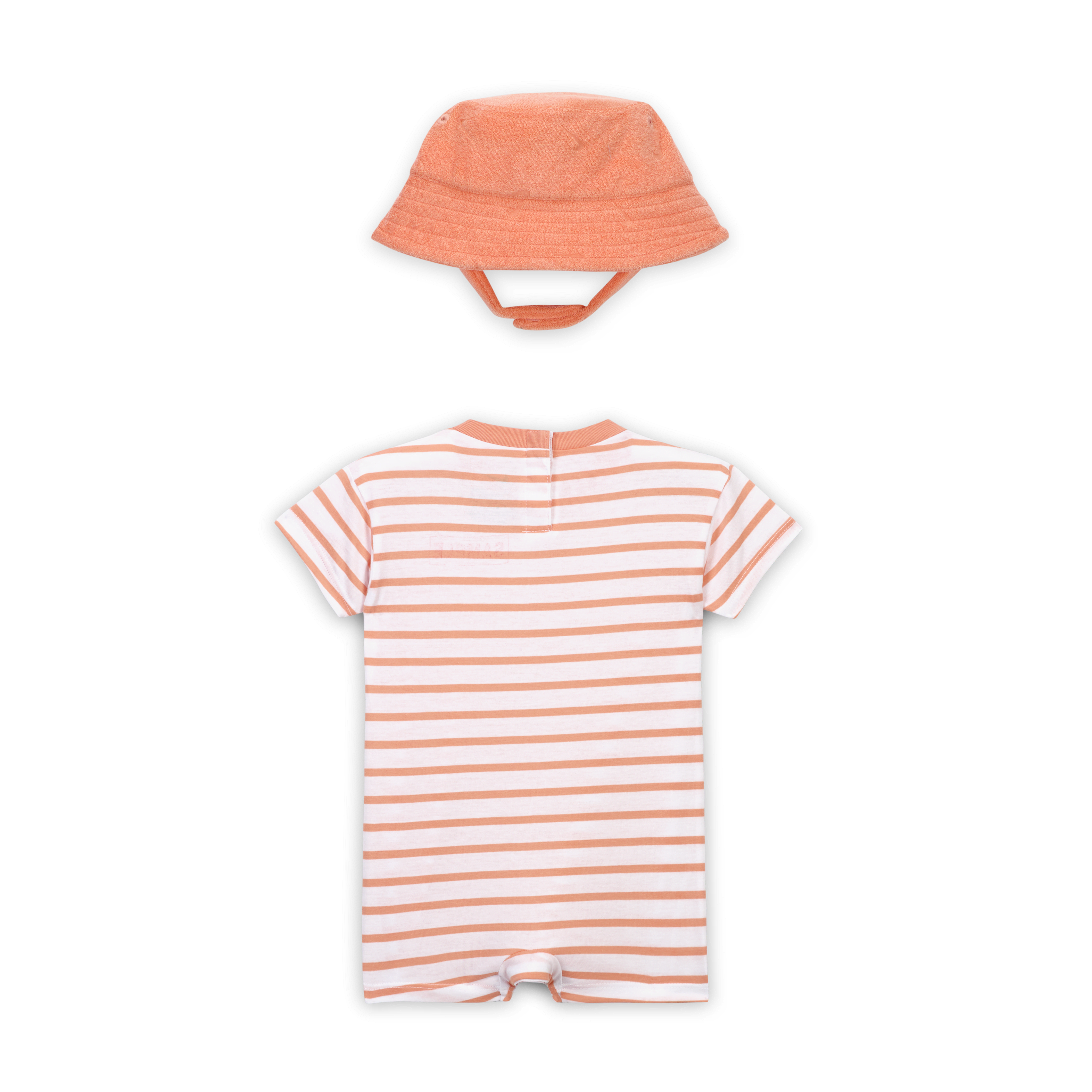 Nike Baby Short Sleeve Romper with Bucket Hat