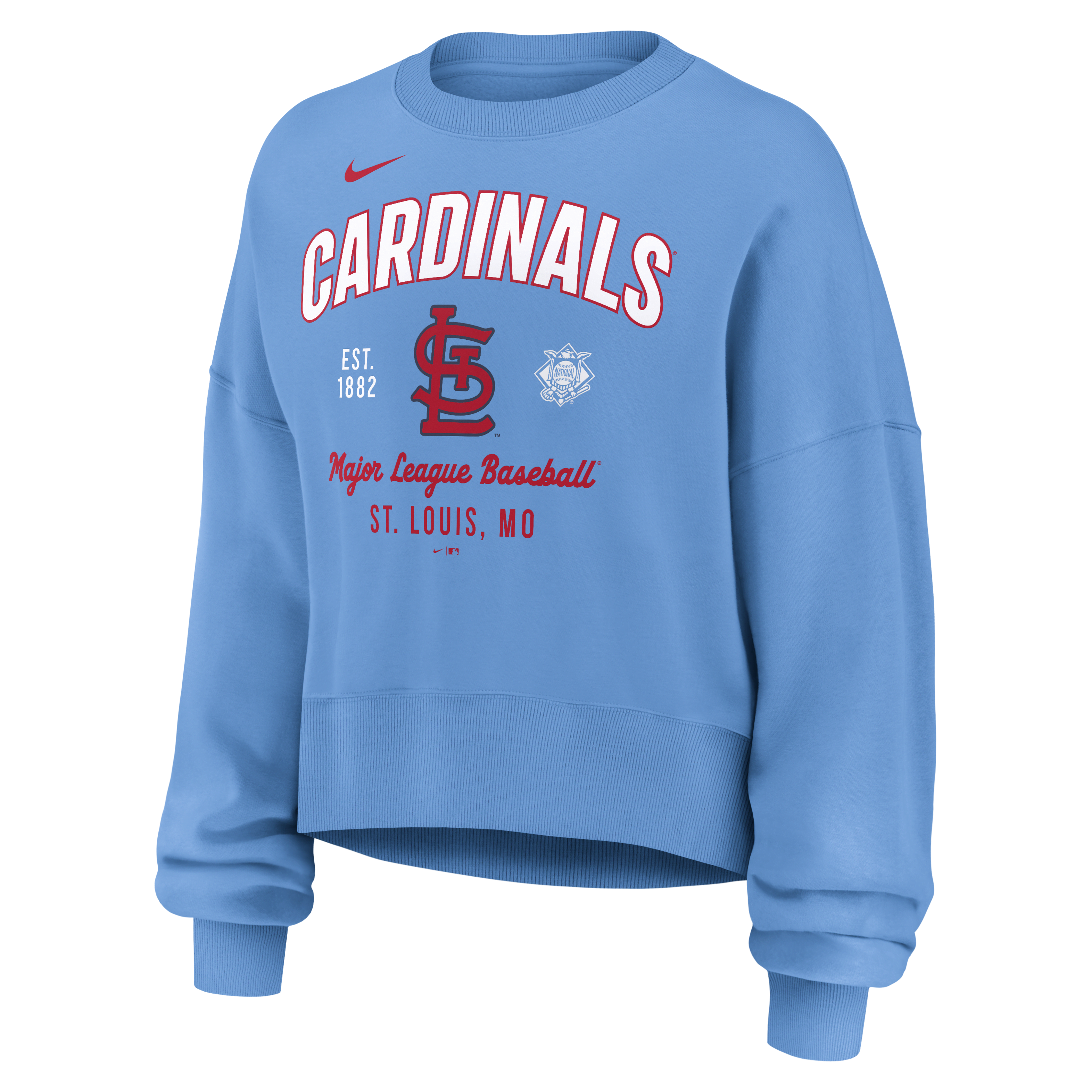 St. Louis Cardinals Women's Nike MLB Pullover Crew