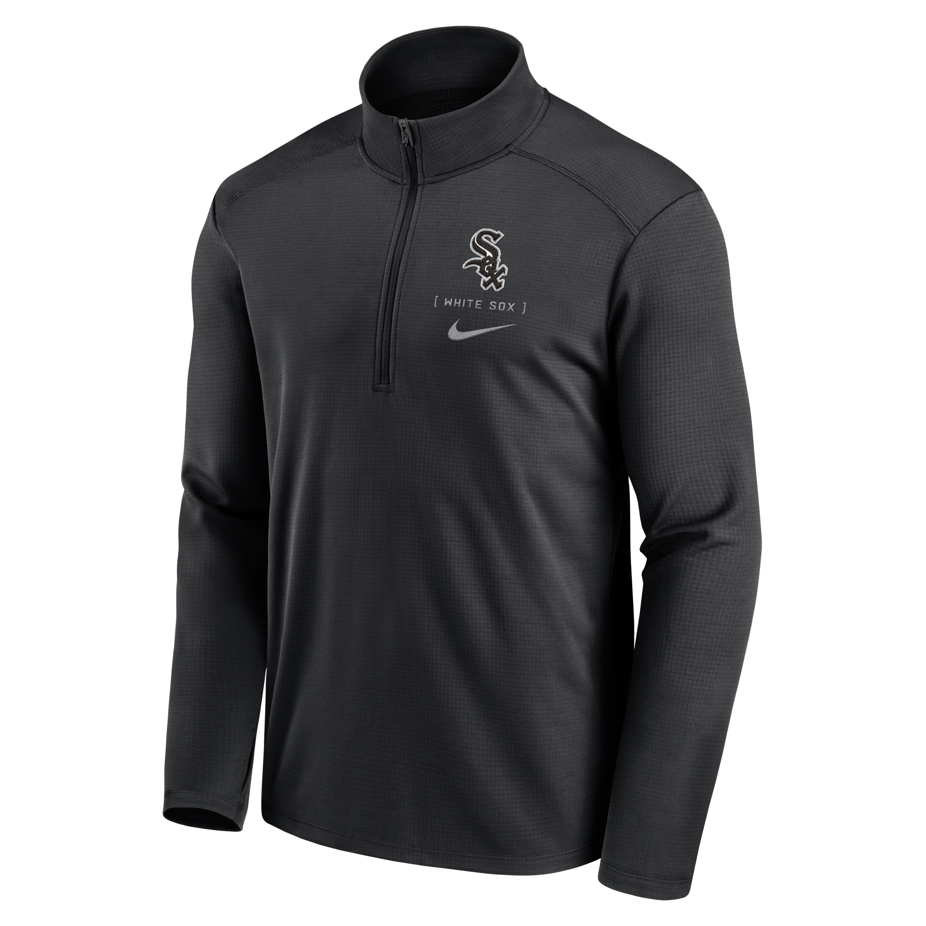 Chicago White Sox Franchise Logo Pacer Men's Nike Dri-FIT MLB 1/2-Zip Jacket