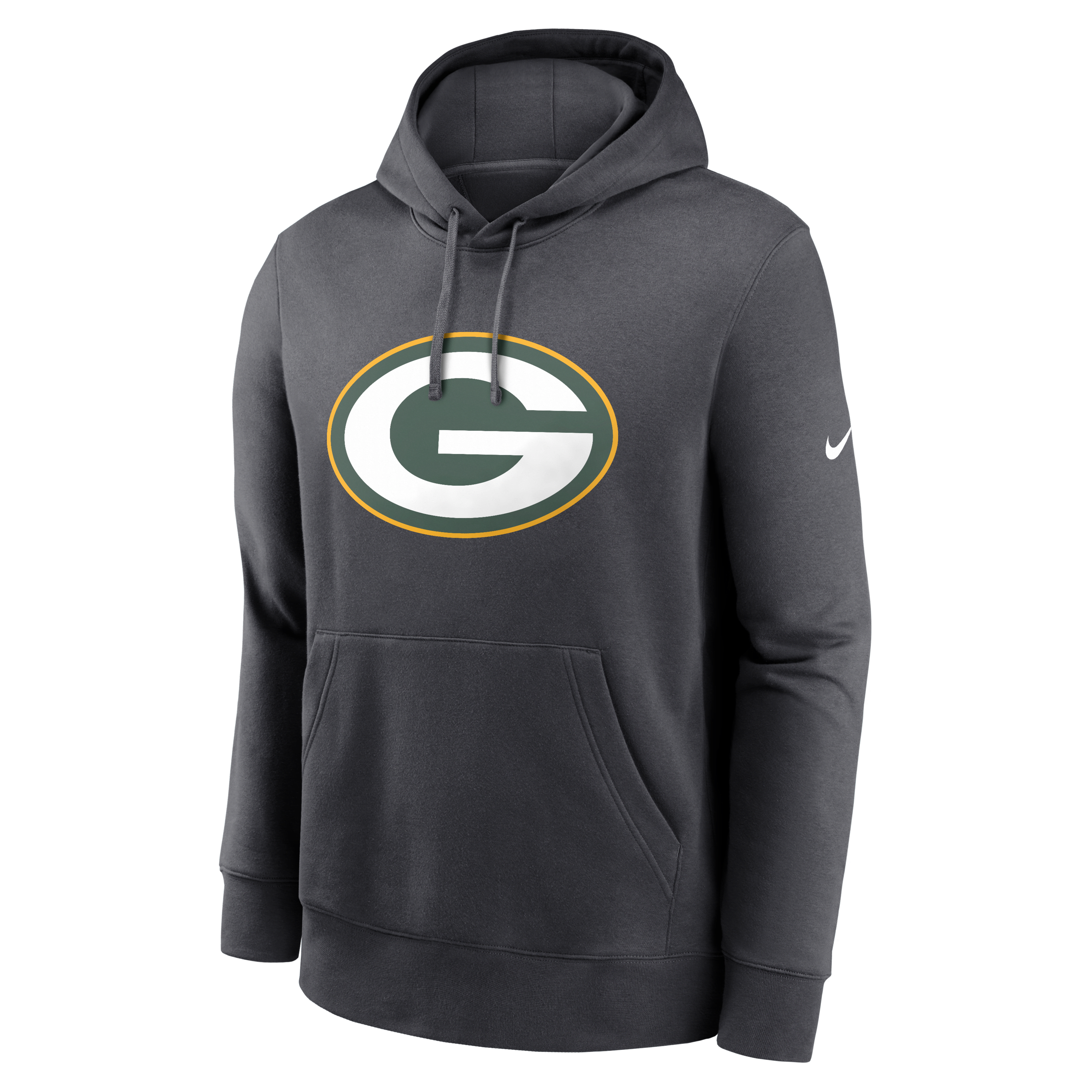 Green Bay Packers Club Logo Men's Nike NFL Pullover Hoodie