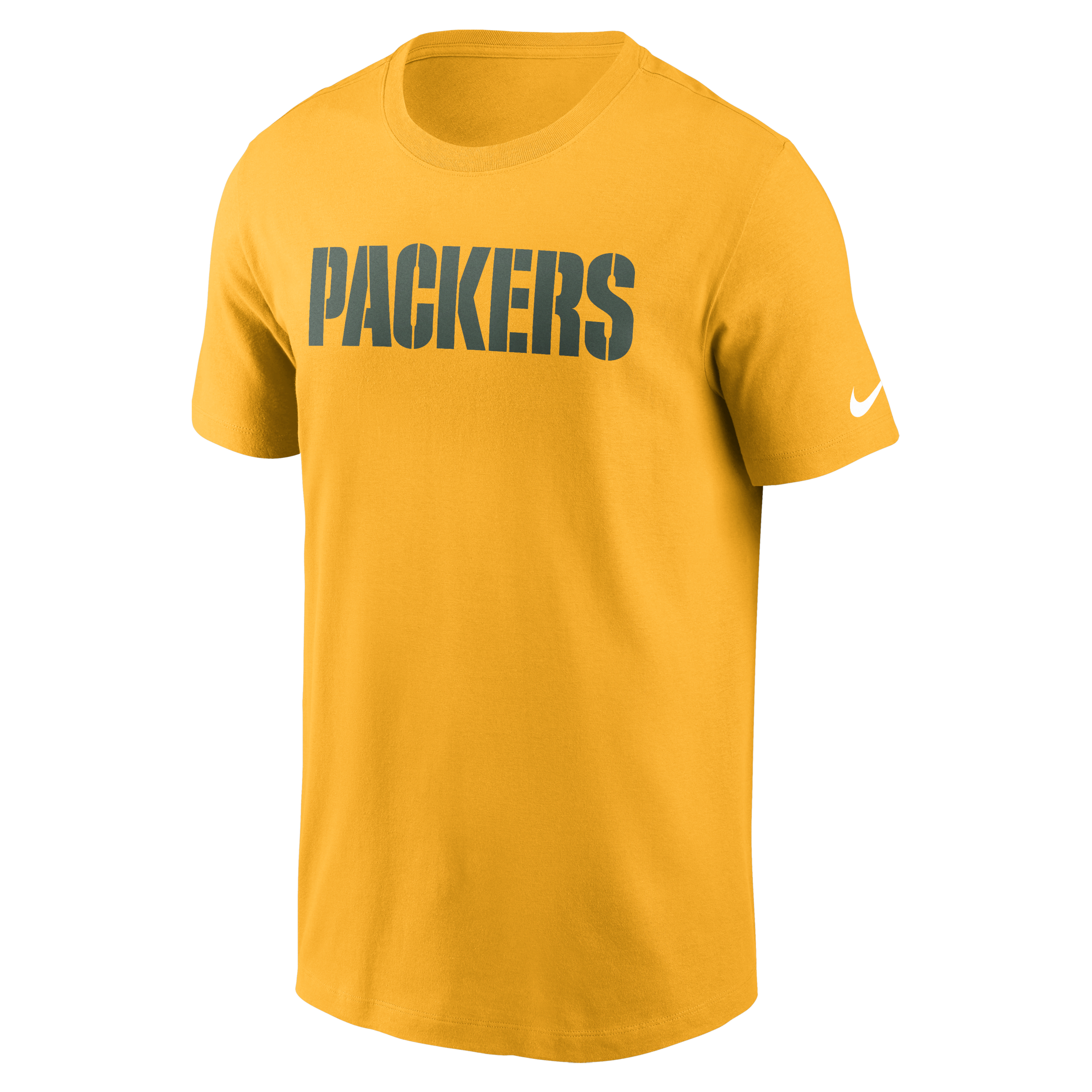 Green Bay Packers Primetime Wordmark Essential Men's Nike NFL T-Shirt