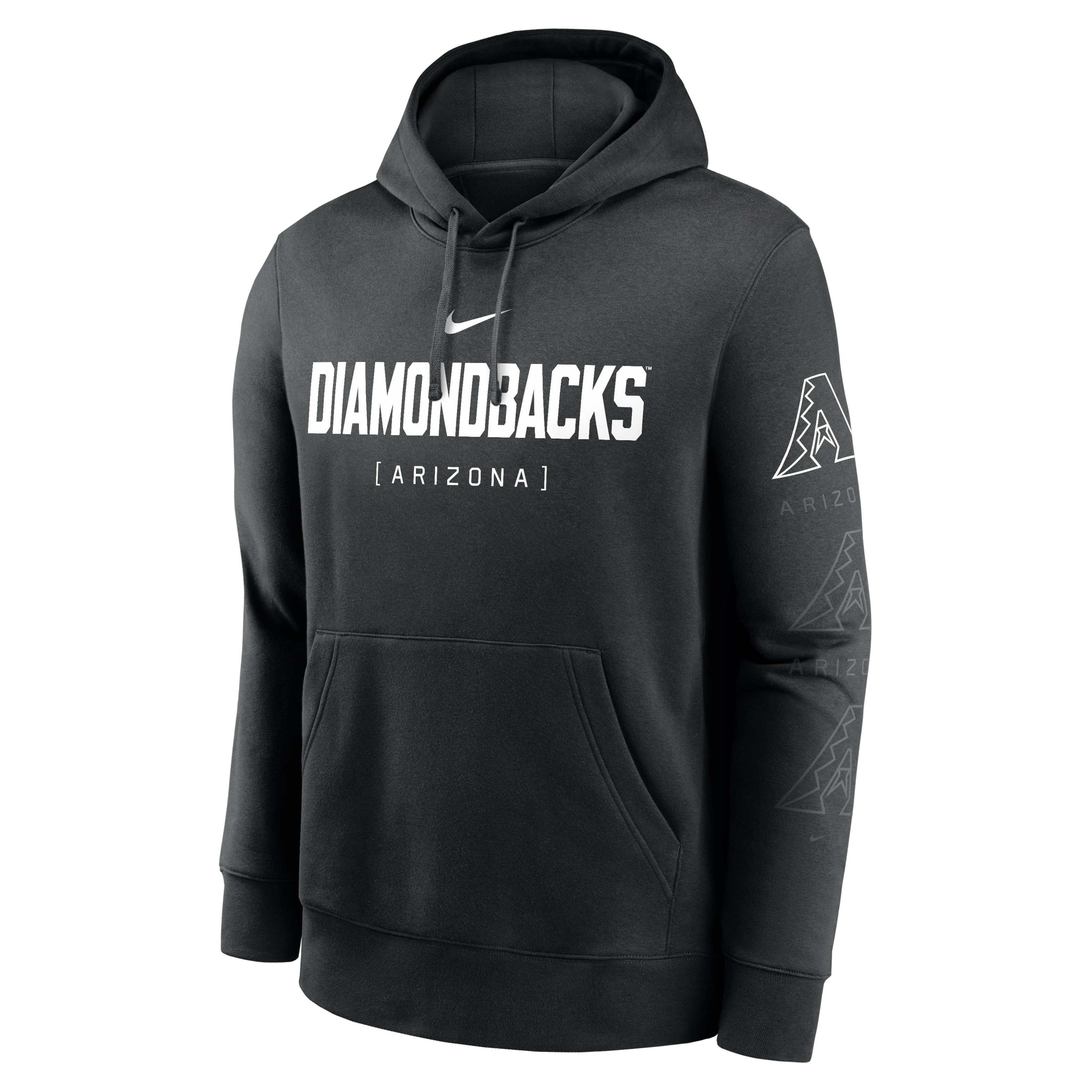 Arizona Diamondbacks Fashion Club Men's Nike MLB Pullover Hoodie