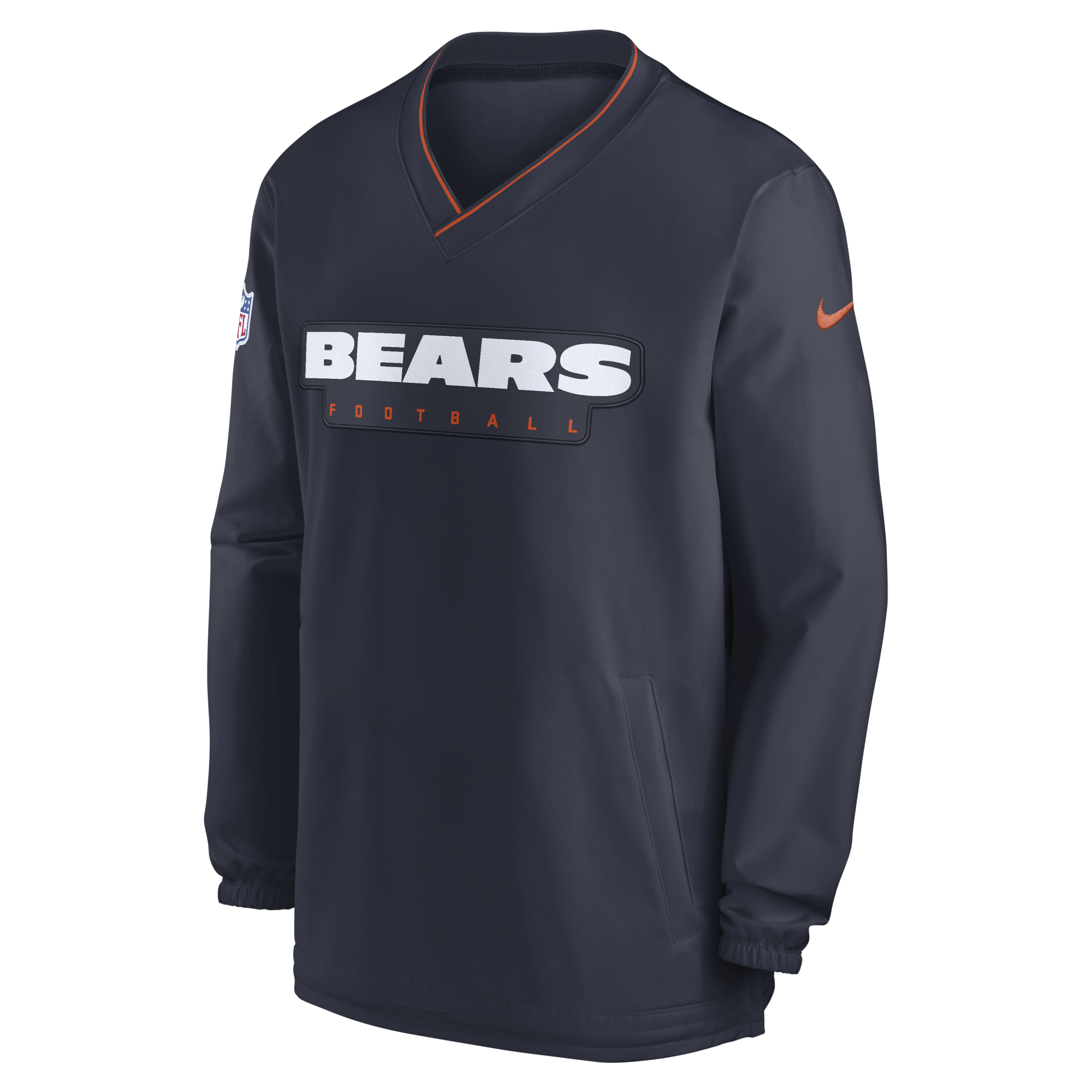 Chicago Bears Sideline Men's Nike NFL Long-Sleeve Windshirt