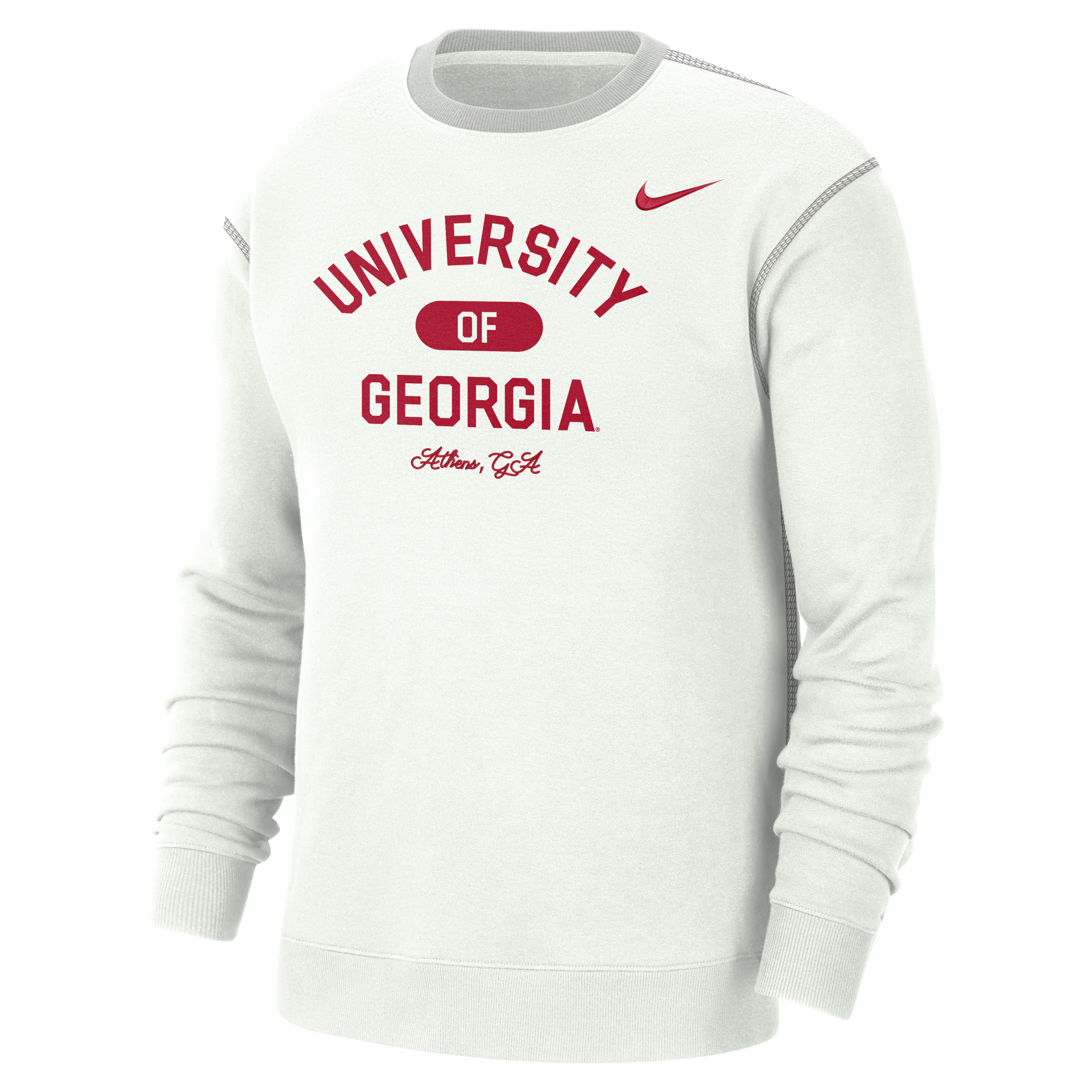 Georgia Men's Nike College Crew-Neck Top