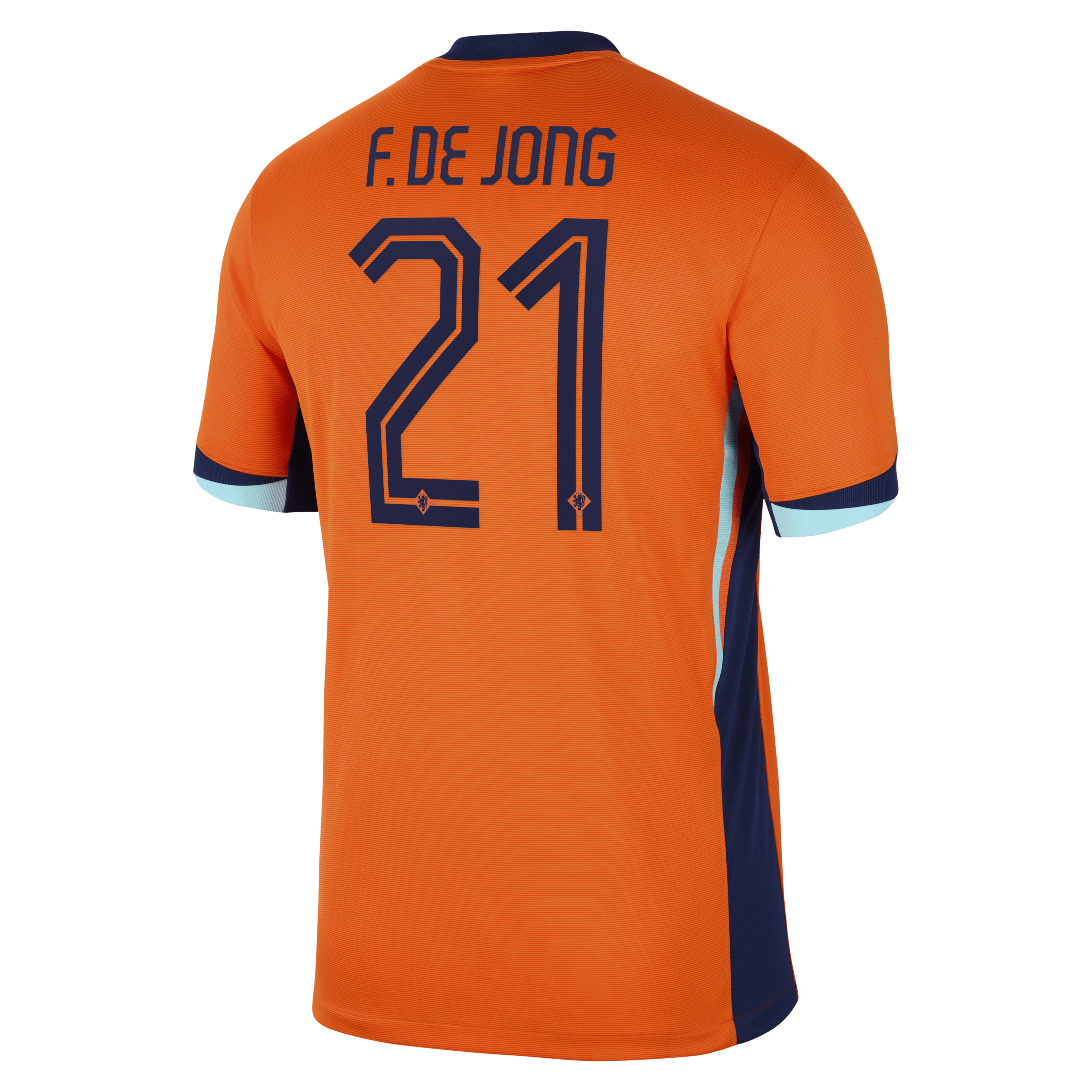 Frenkie de Jong Netherlands National Team 2024 Stadium Home Men's Nike Dri-FIT Soccer Jersey