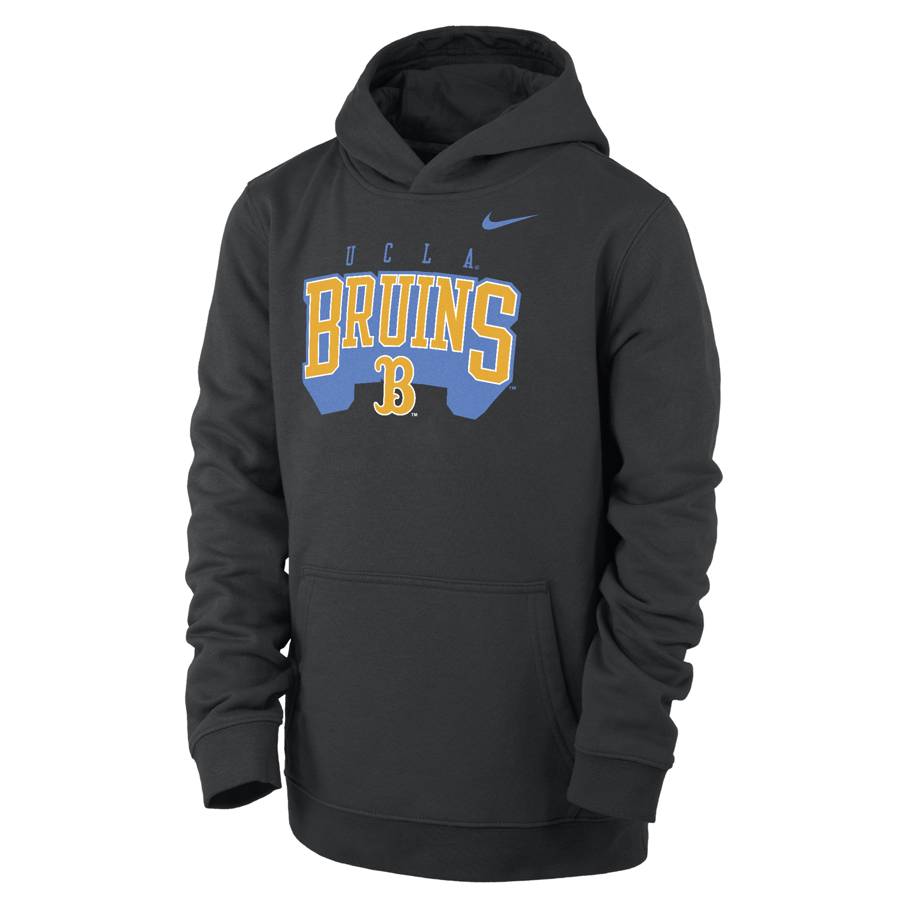 Georgia Club Fleece Big Kids' (Boys') Nike College Pullover Hoodie