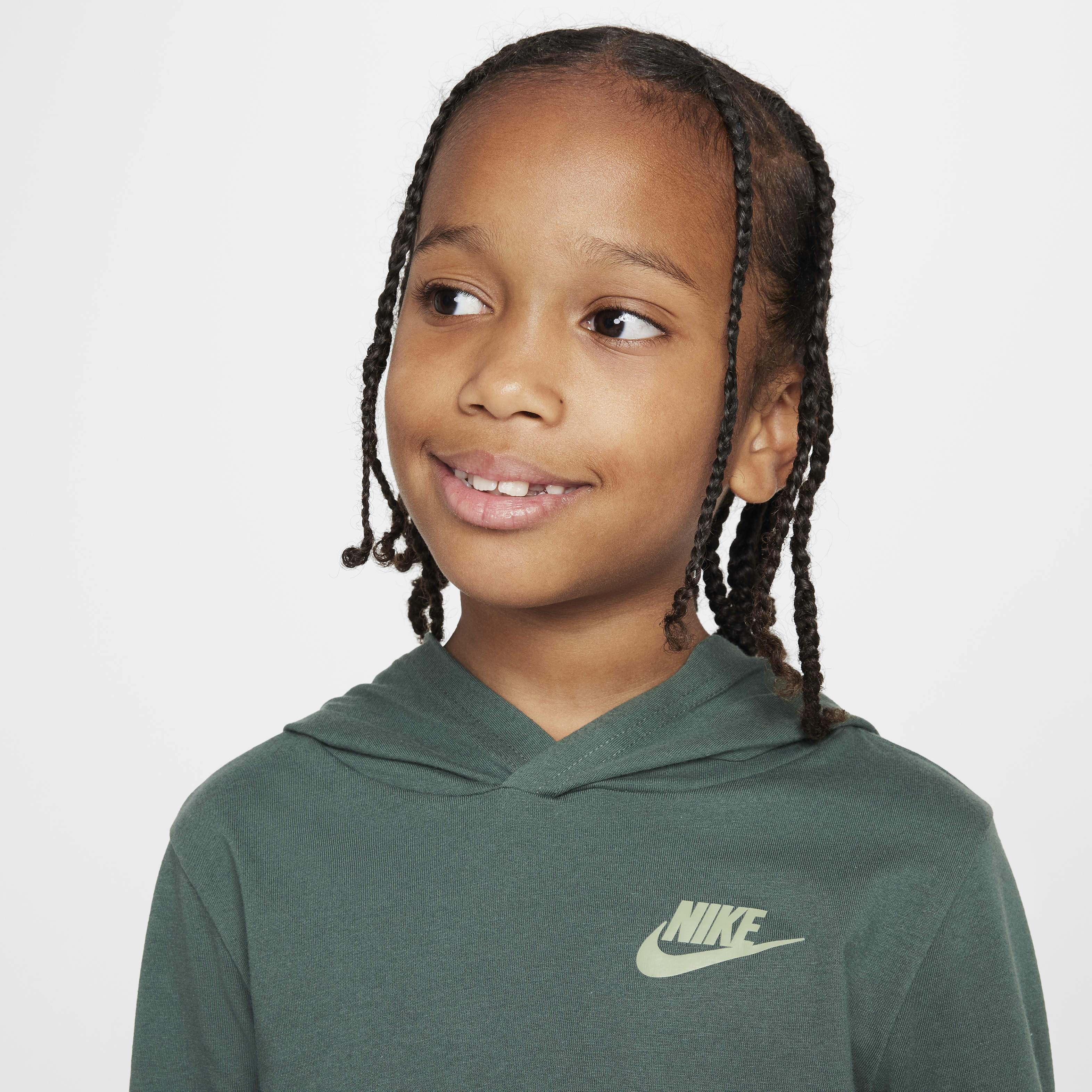 Nike "Just Do It" Little Kids' Futura Wrap Long Sleeve T-Shirt