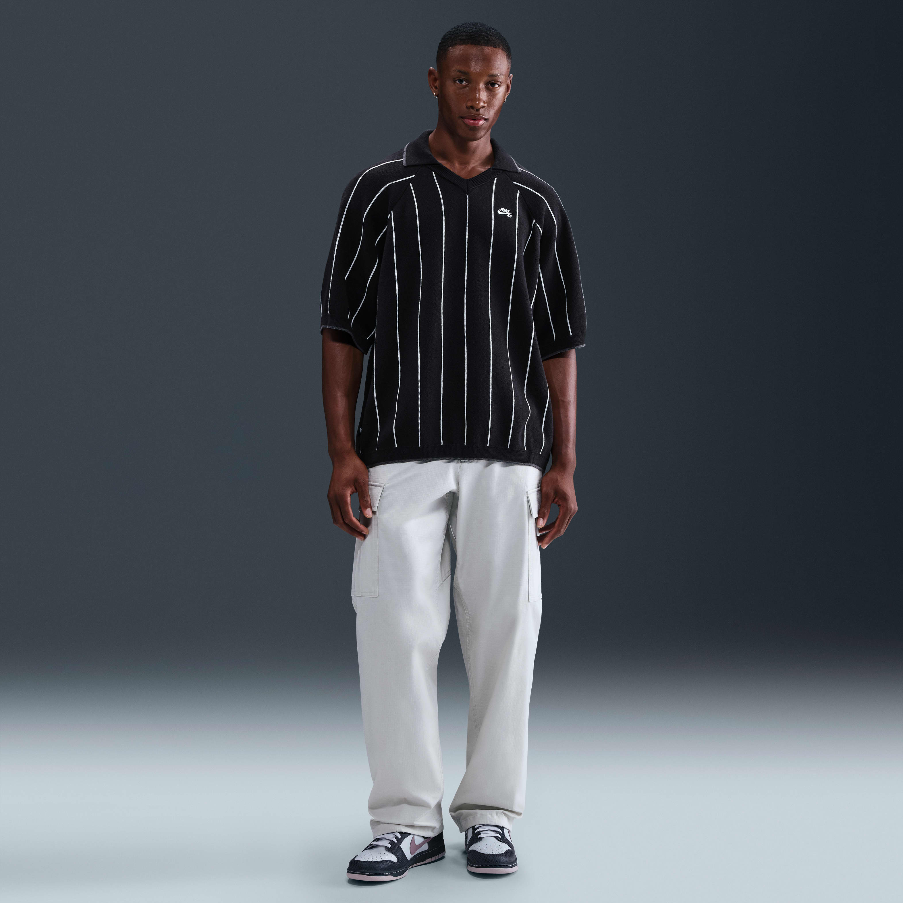 Nike SB Short-Sleeved Polo Skate Sweater