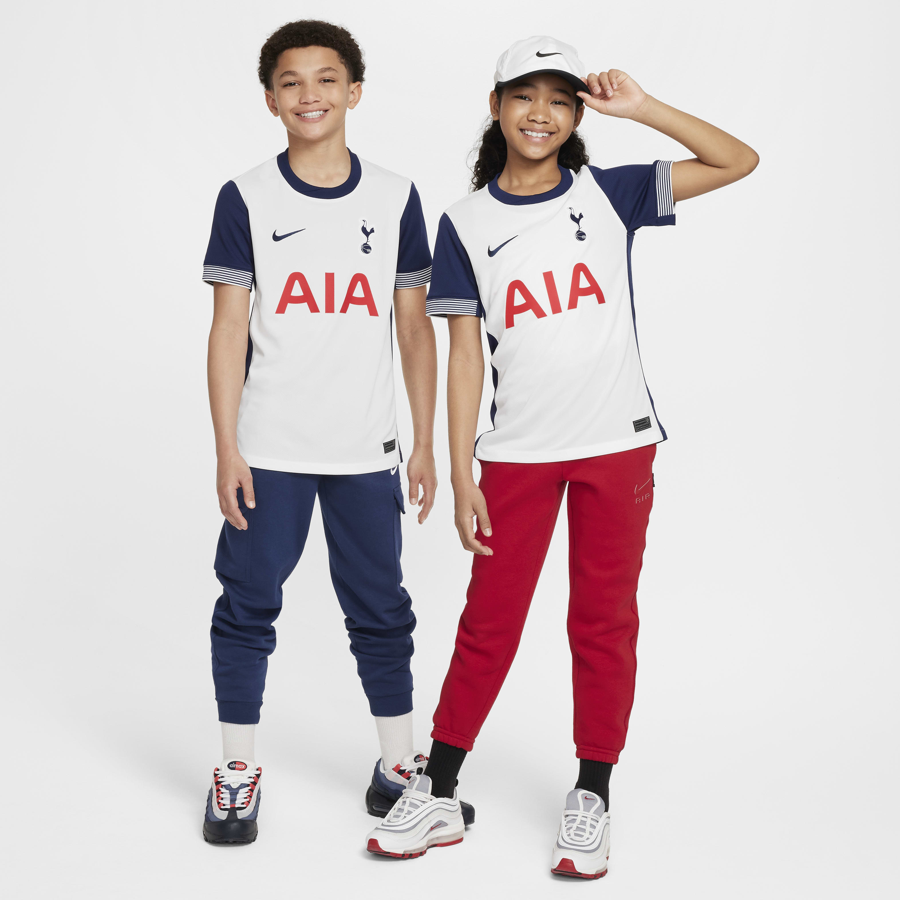 Tottenham Hotspur 2024/25 Stadium Home Big Kids' Nike Dri-FIT Soccer Replica Jersey