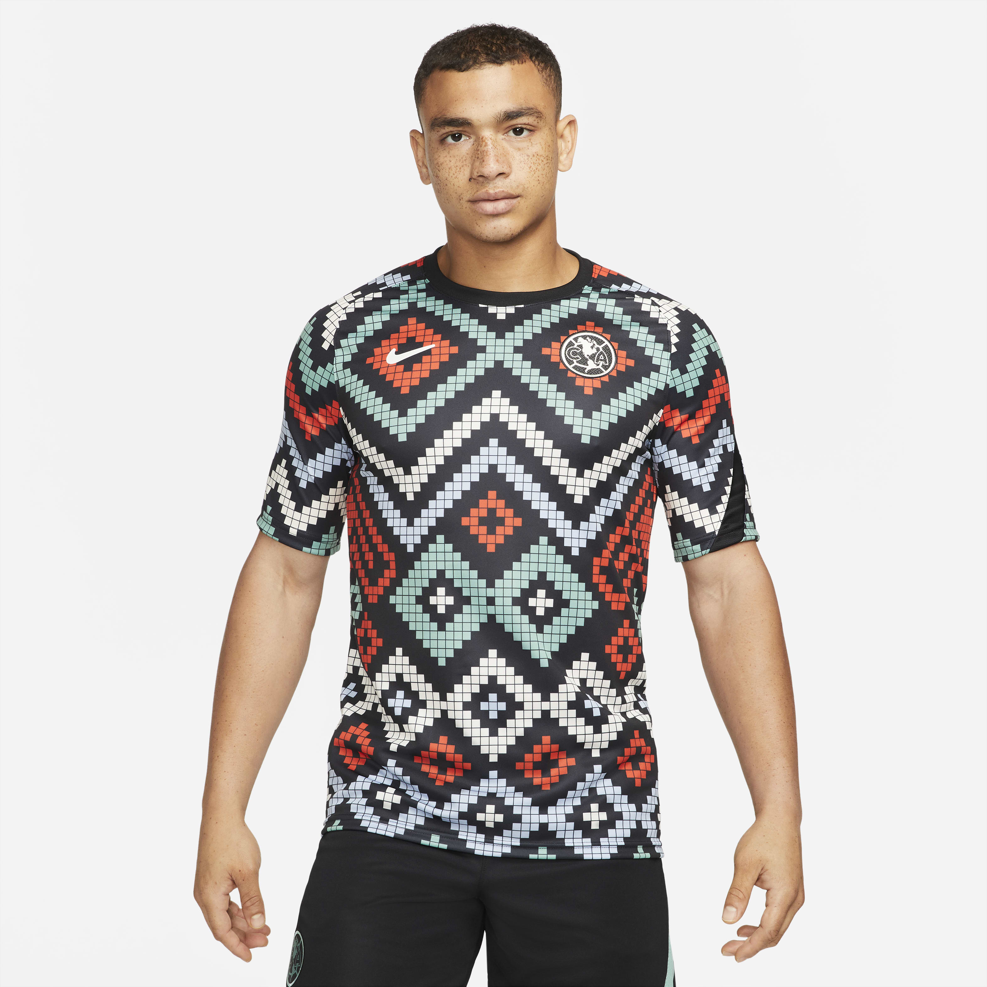 Nike Club América Men's Nike Dri-FIT Pre-Match Football Top | King's Cross