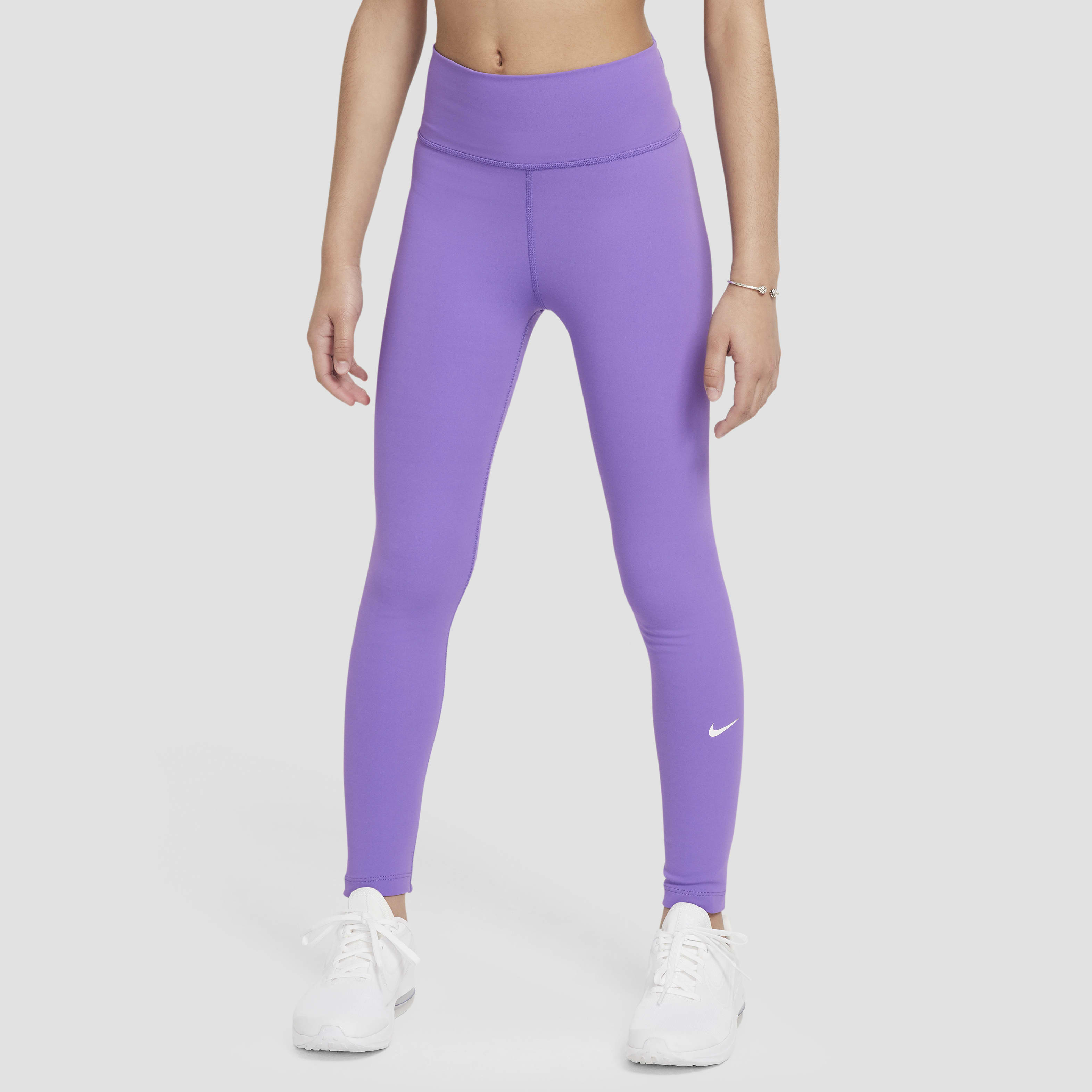 Nike One Big Kids' (Girls') Dri-FIT High-Waisted Leggings