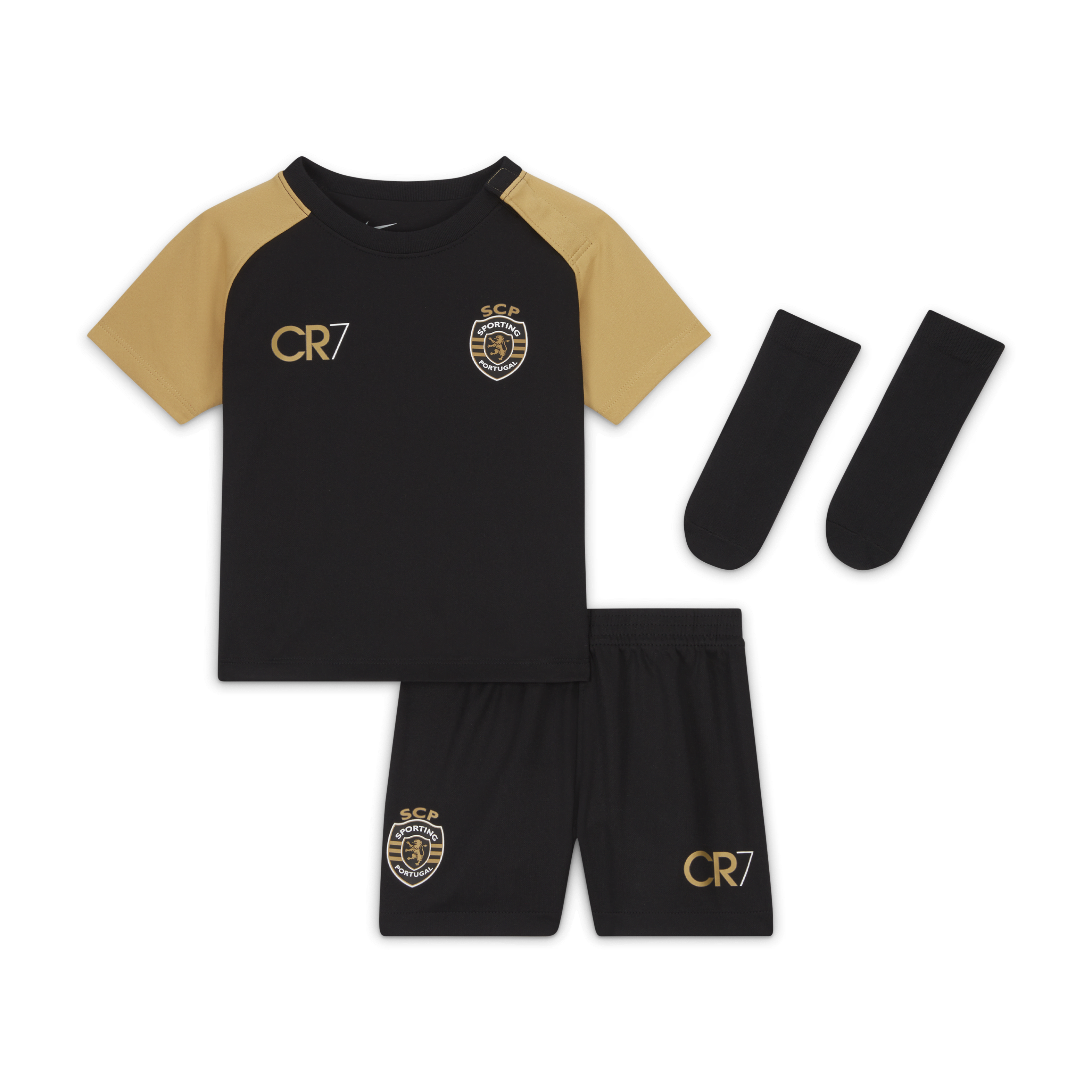 Equipamento de futebol Stadium Sporting CP x CR7 2023/24 para bebé