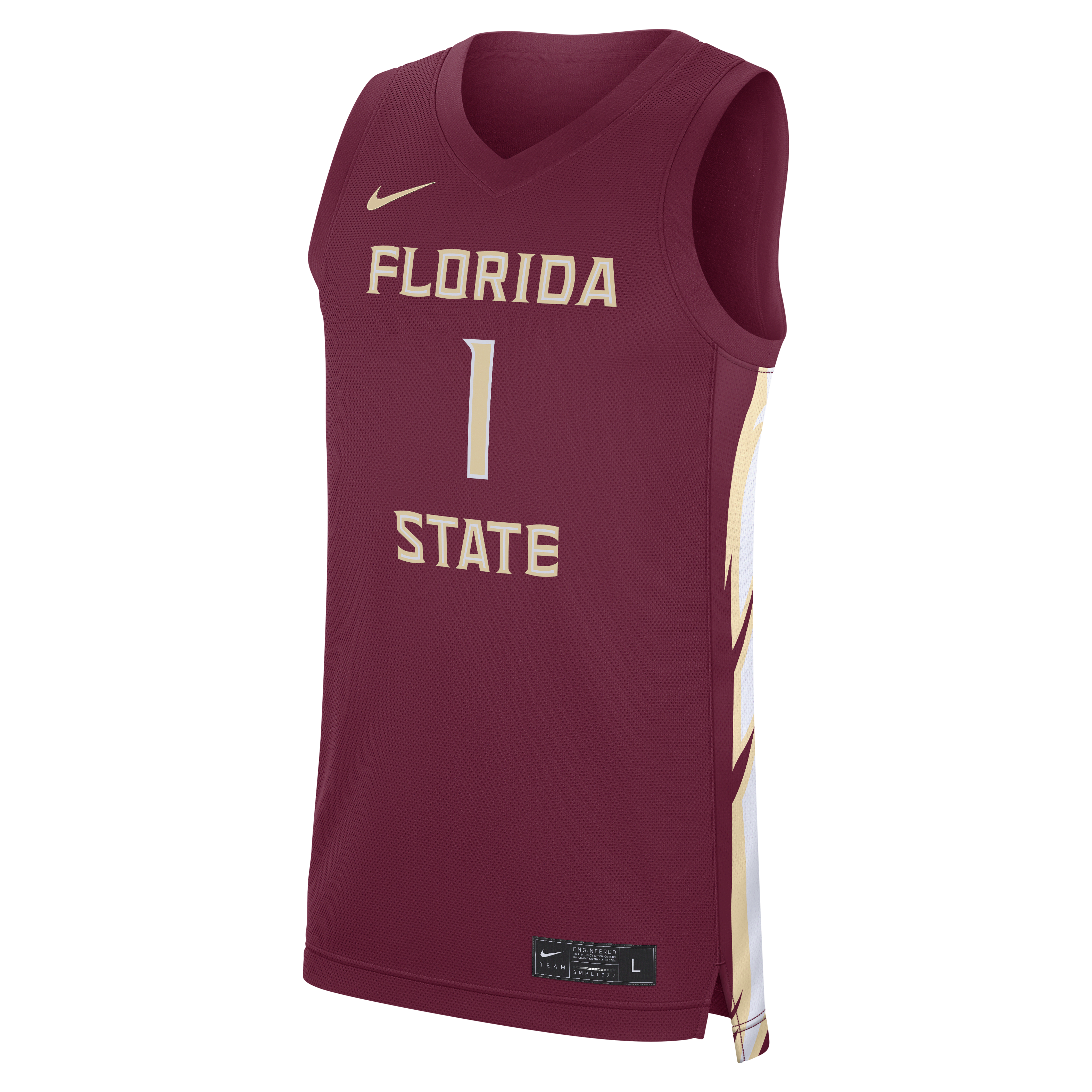 Florida State 2023/24 Road Men's Nike Dri-FIT College Basketball Replica Jersey