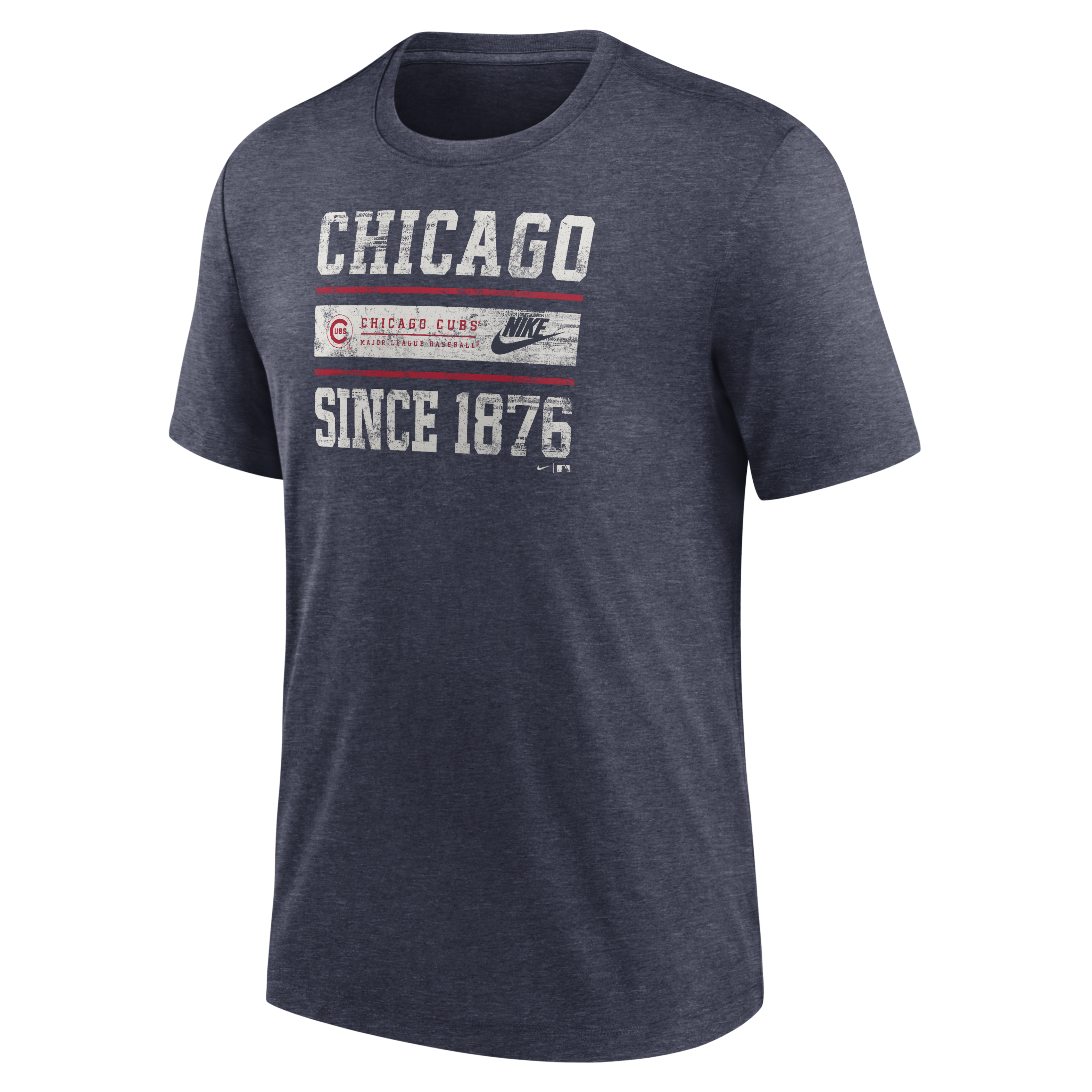 Chicago Cubs Cooperstown Local Stack Men's Nike MLB T-Shirt