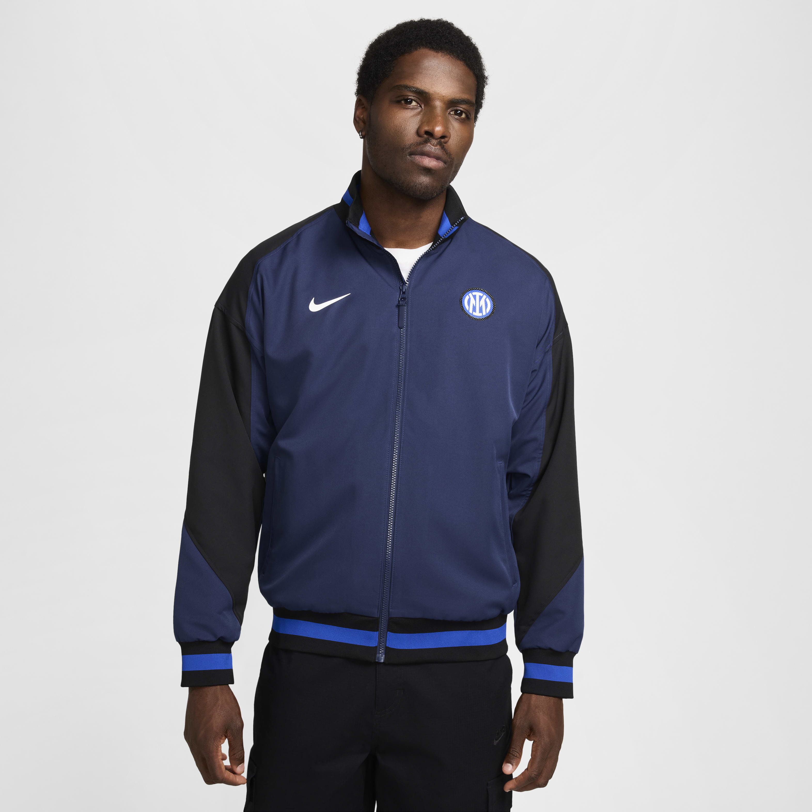 Inter Milan Strike Men's Nike Dri-FIT Soccer Anthem Jacket