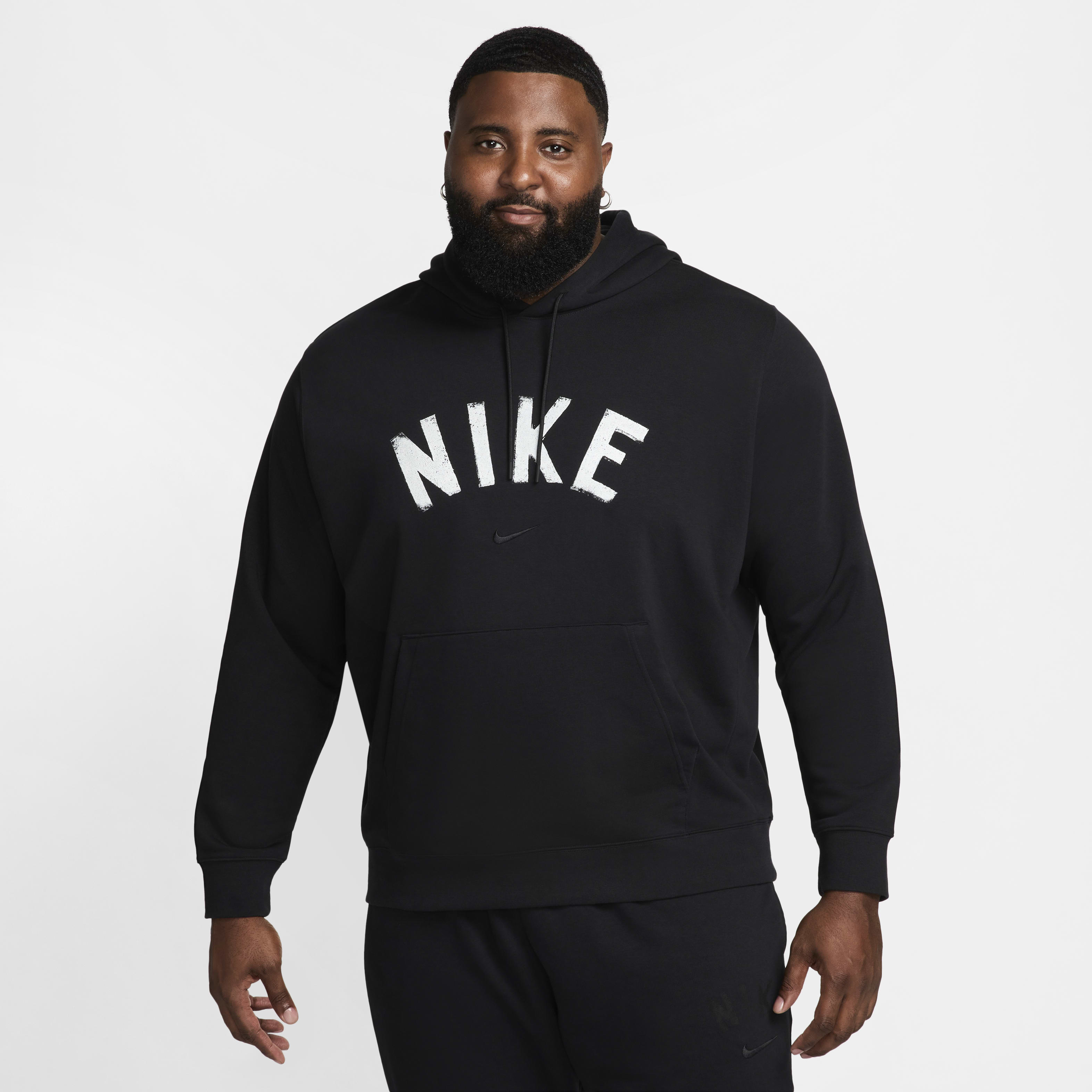 Nike Swoosh Men's Dri-FIT French Terry Pullover Fitness Hoodie