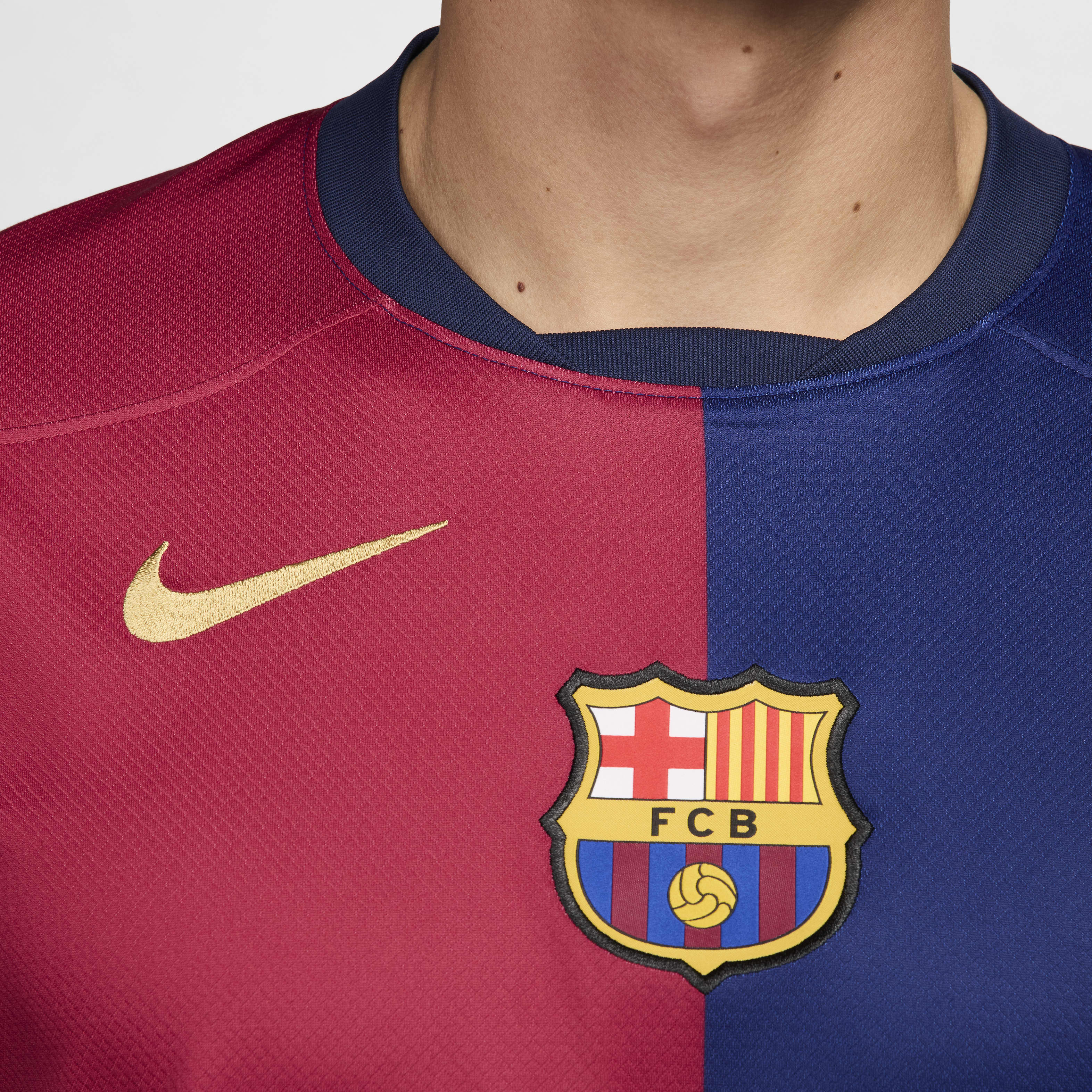 FC Barcelona 2024/25 Stadium Home Men's Nike Dri-FIT Soccer Replica Jersey