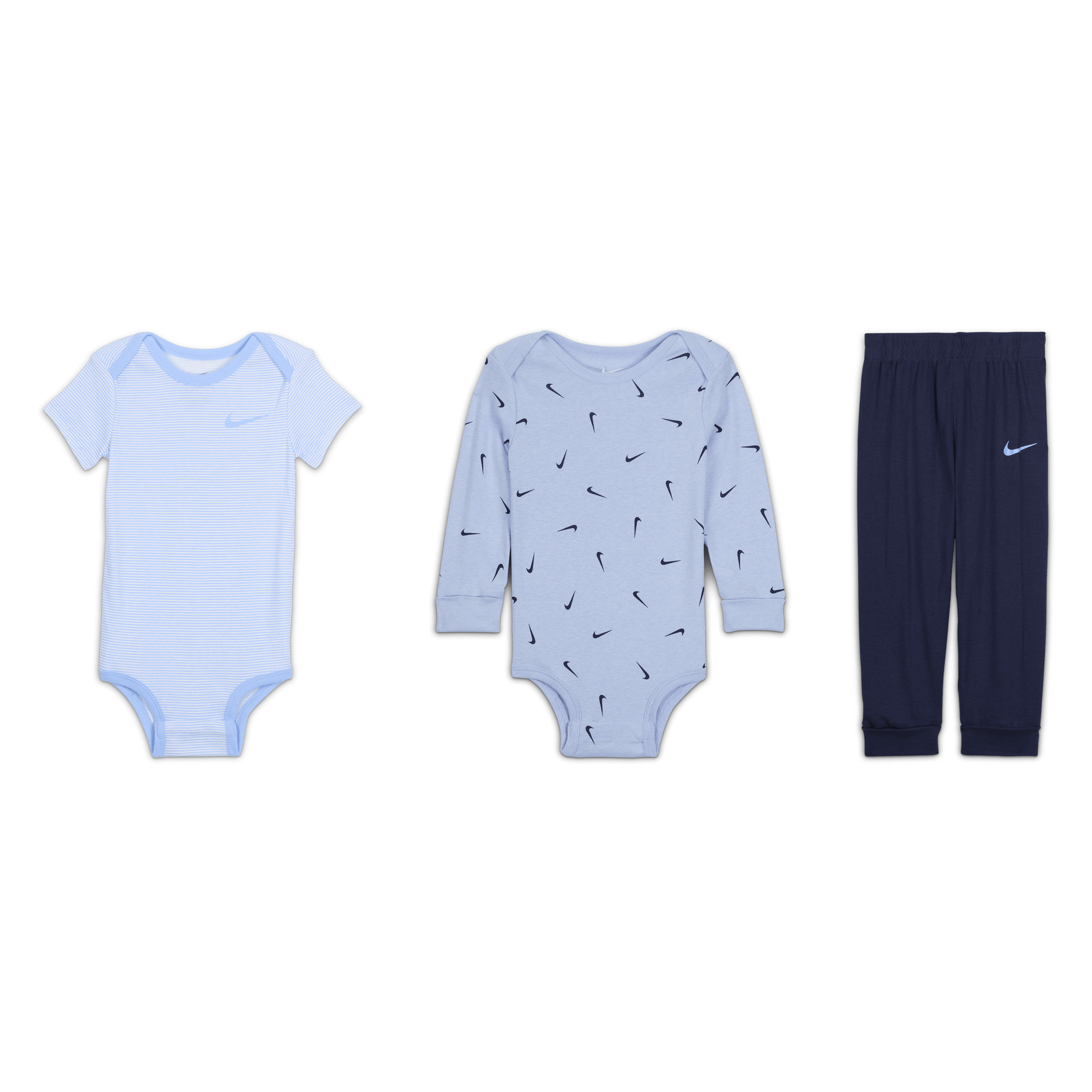 Nike Baby Essentials (12-24M) 3-Piece Bodysuit Set