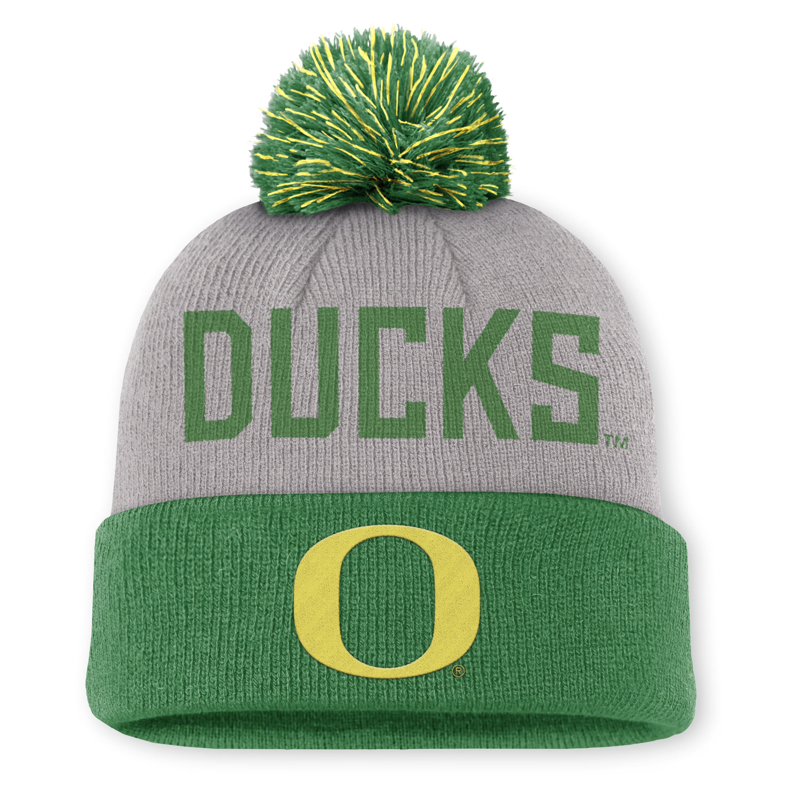 Oregon Primetime Peak Men's Nike College Cuffed Pom Beanie